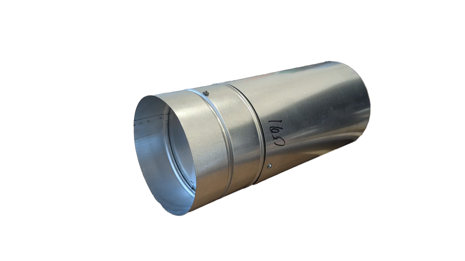 Изображение товара Обратный клапан удлиненый Шамрай D160 мм оцинкованная сталь