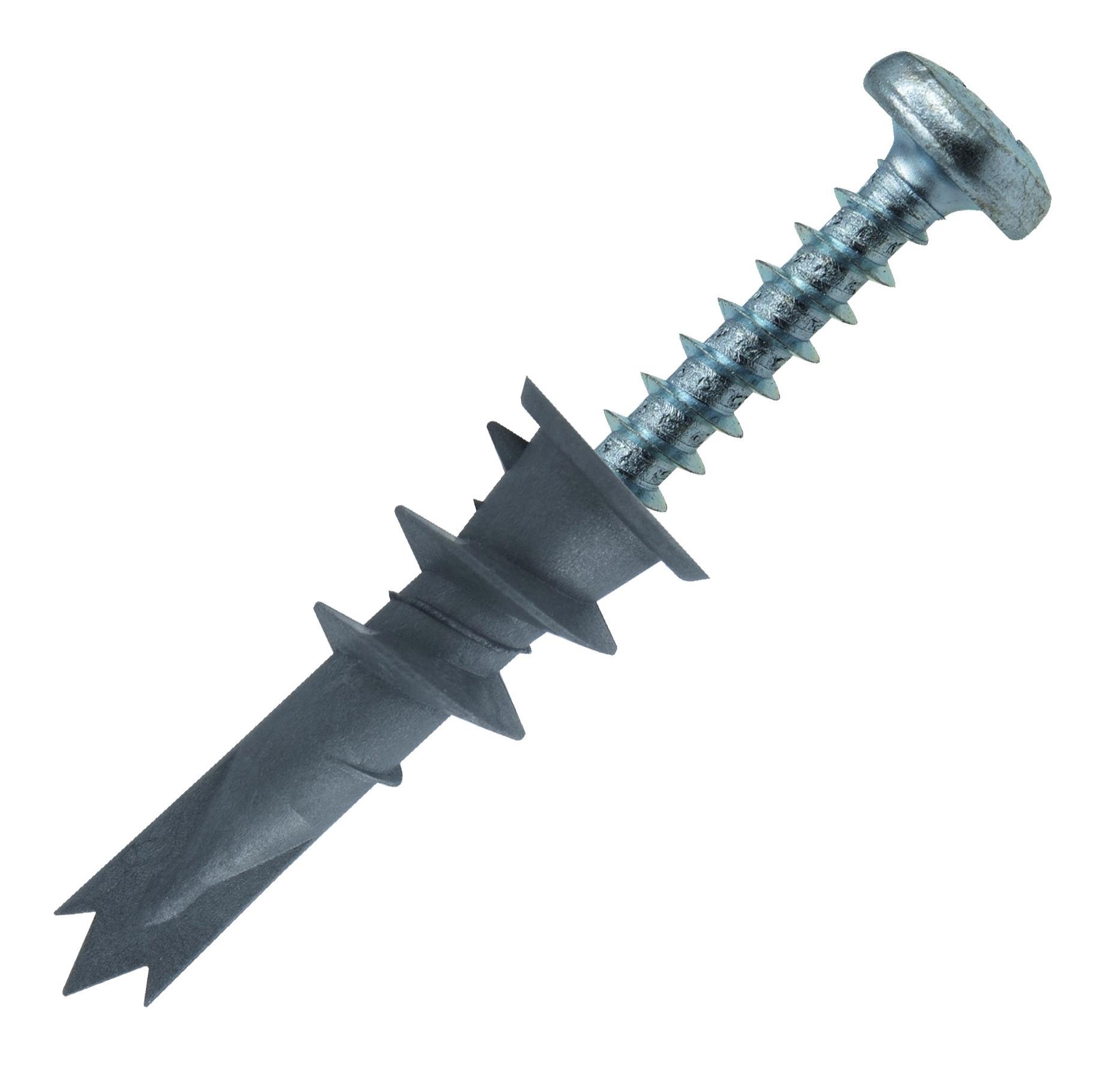 Изображение товара STANDERS PBAM Driva 4.5x35 — дюбель для гипсокартона и газобетона (50 шт) 14 мм