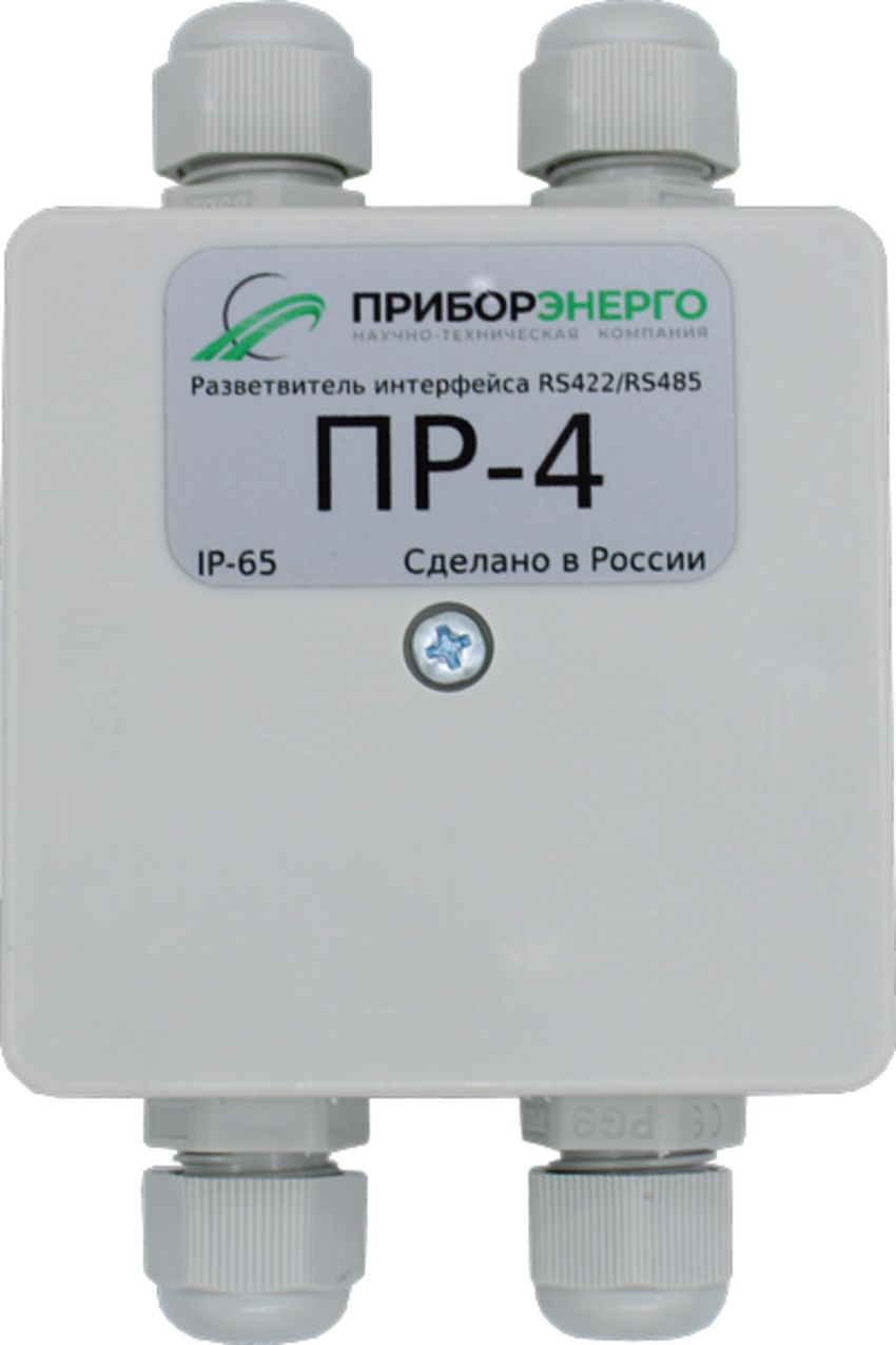 Изображение товара Разветвитель интерфейса НТК Приборэнерго rs 422/485 ПР-4 IP65 исполнение 2 цвет белый