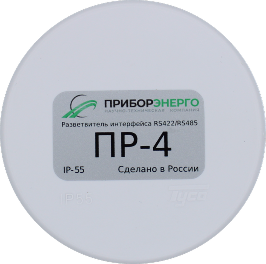 Изображение товара Разветвитель интерфейса НТК Приборэнерго rs 422/485 ПР-4 IP55 цвет белый Изображение товара Разветвитель интерфейса НТК Приборэнерго rs 422/485 ПР-4 IP55 цвет белый