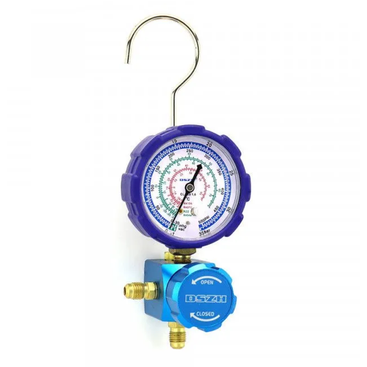 Изображение товара Манометр DSZH WK-467GL один вентиль для холодоснабжения и кондиционирования