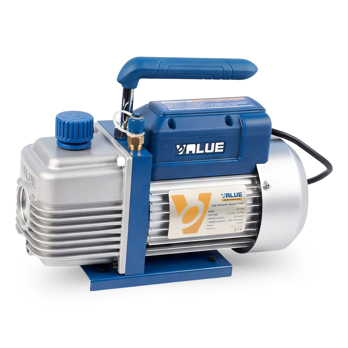 Изображение товара Вакуумный насос Value VE115N 51 л/мин 20 Па для холодильных систем