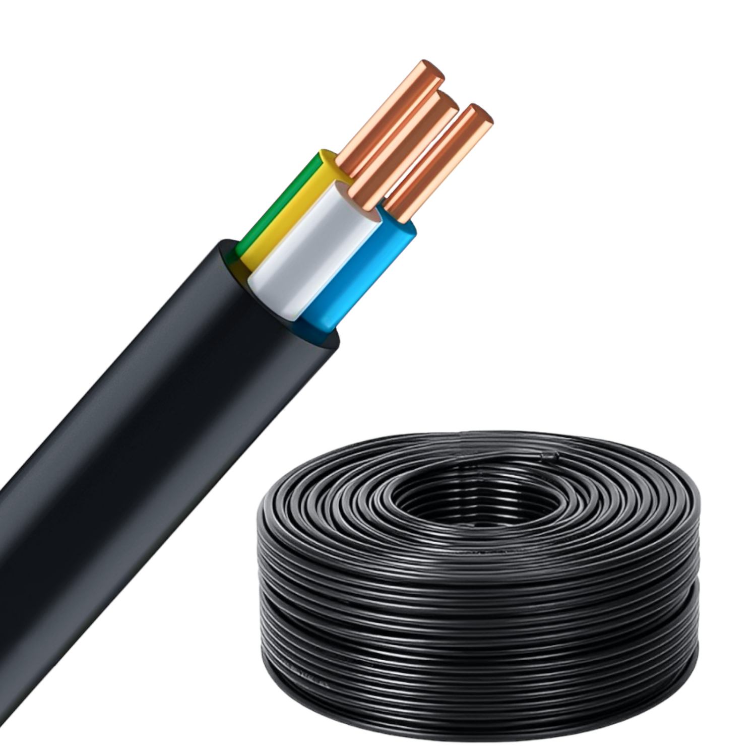 Изображение товара Кабель Рэмкабель ВВГнг(A)-LS 3x2.5 20 м ГОСТ