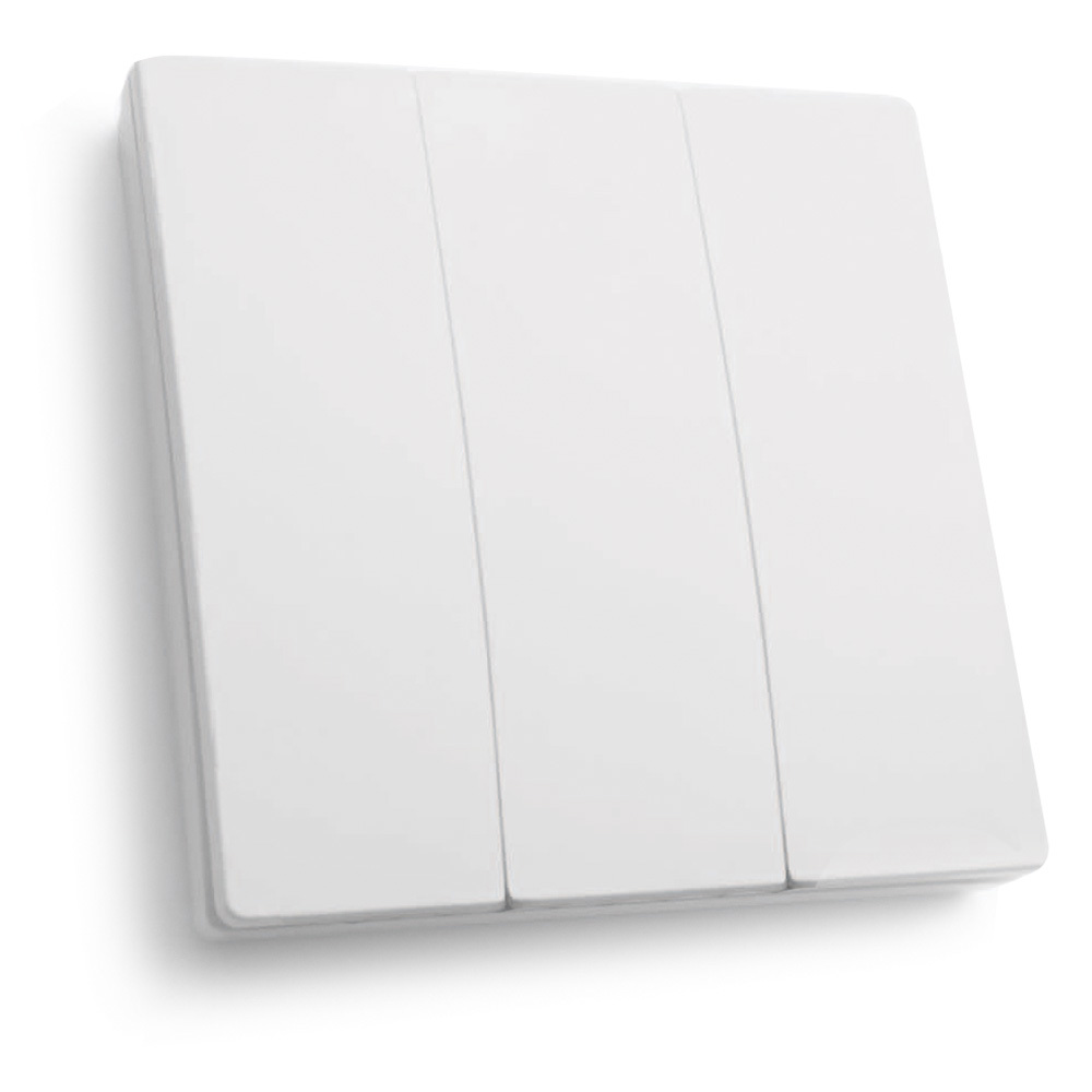 Изображение товара Выключатель беспроводной FERON TM83 SMART 230V 500W трехклавишный белый Изображение товара Выключатель беспроводной FERON TM83 SMART 230V 500W трехклавишный белый