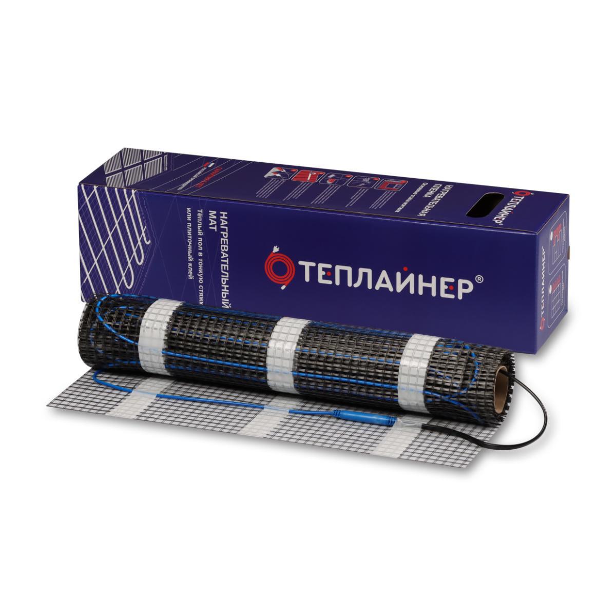 Изображение товара Нагревательный мат Теплайнер Floor СТП-160 0.5 м2 80 Вт с механическим терморегулятором