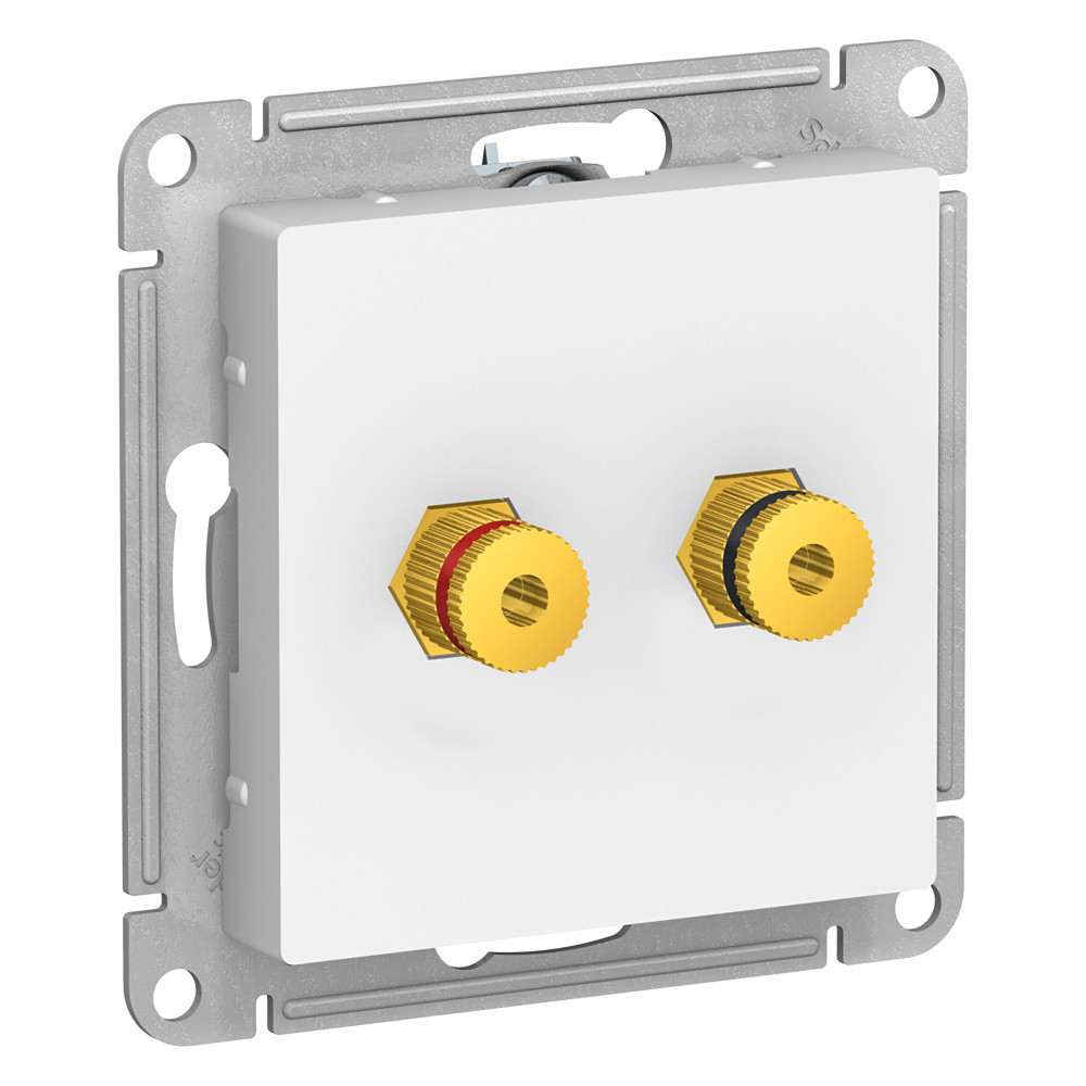 Изображение товара Розетка аудио встраиваемая Systeme Electric ATLASDESIGN, цвет белый