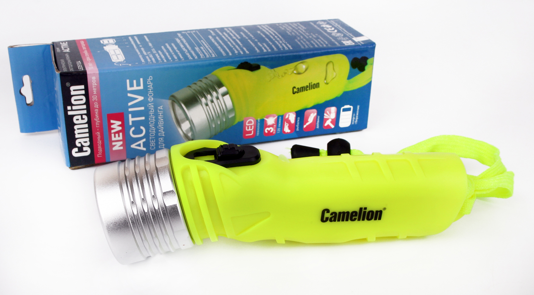 Изображение товара Фонарь для дайвинга Camelion LED51534 3 Вт