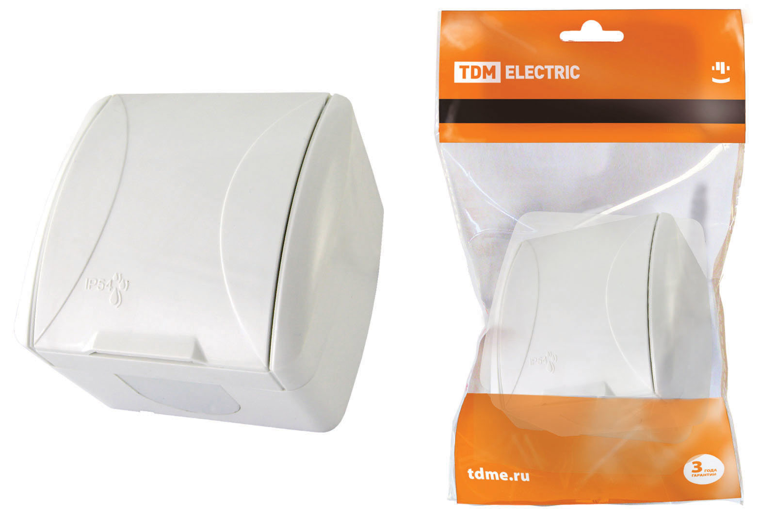 Изображение товара Розетка накладная Tdm electric Селигер SQ1818-0013 цвет белый