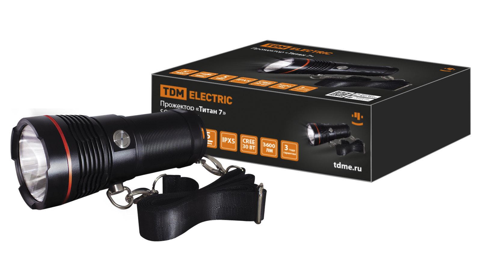 Изображение товара Прожектор Tdm Electric Титан 7, 30 Вт, 3600 лм