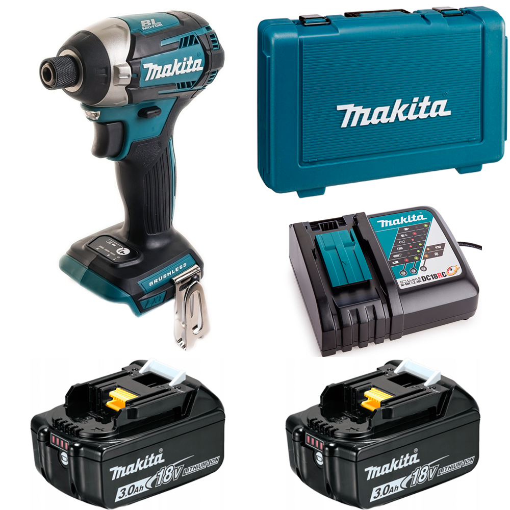 Ударный шуруповерт аккумуляторный Makita DTD154RFE 18В Li-Ion 2x3Ач ️ ...