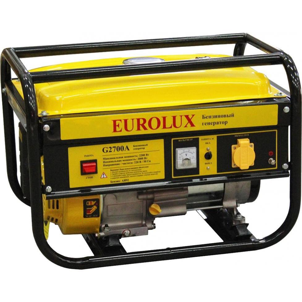 Изображение товара Генератор бензиновый Eurolux G2700A 2.2 кВт