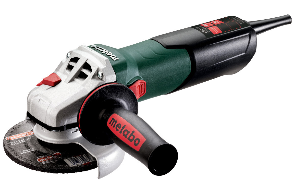 Изображение товара УШМ сетевая Metabo W 9-125 Quick 600374000, 900 Вт, 125 мм Изображение товара УШМ сетевая Metabo W 9-125 Quick 600374000, 900 Вт, 125 мм