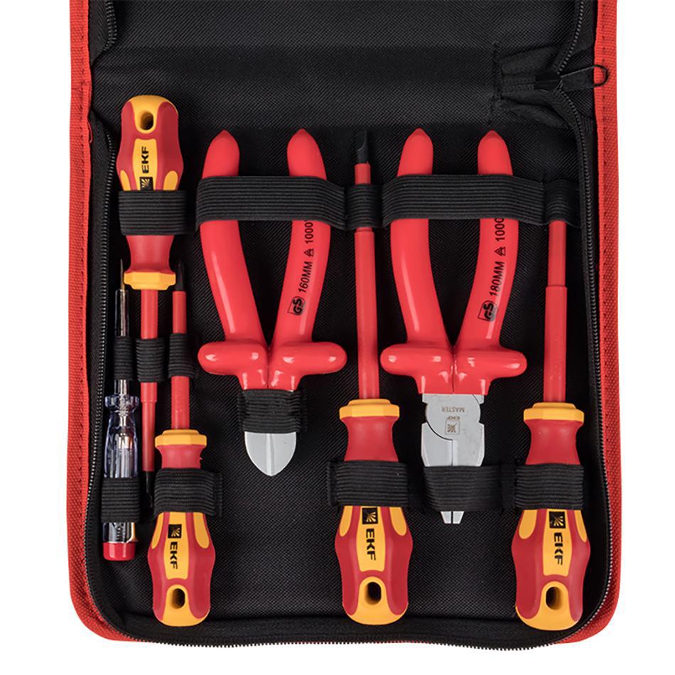 Изображение товара Набор инструментов диэлектрических EKF ndi-09, 7 предм.