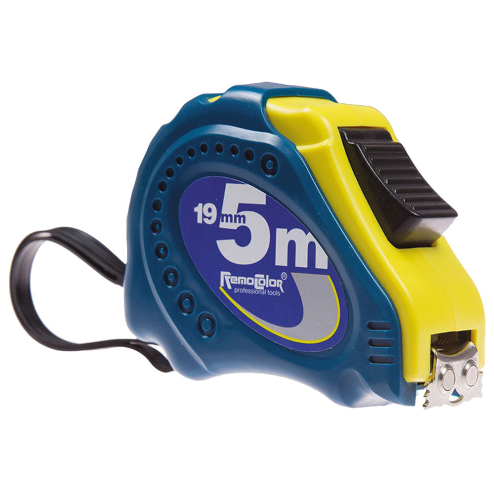 Изображение товара Рулетка Ремоколор RemoCosmo магнитная 5м x 19мм с автостопом и амортизатором