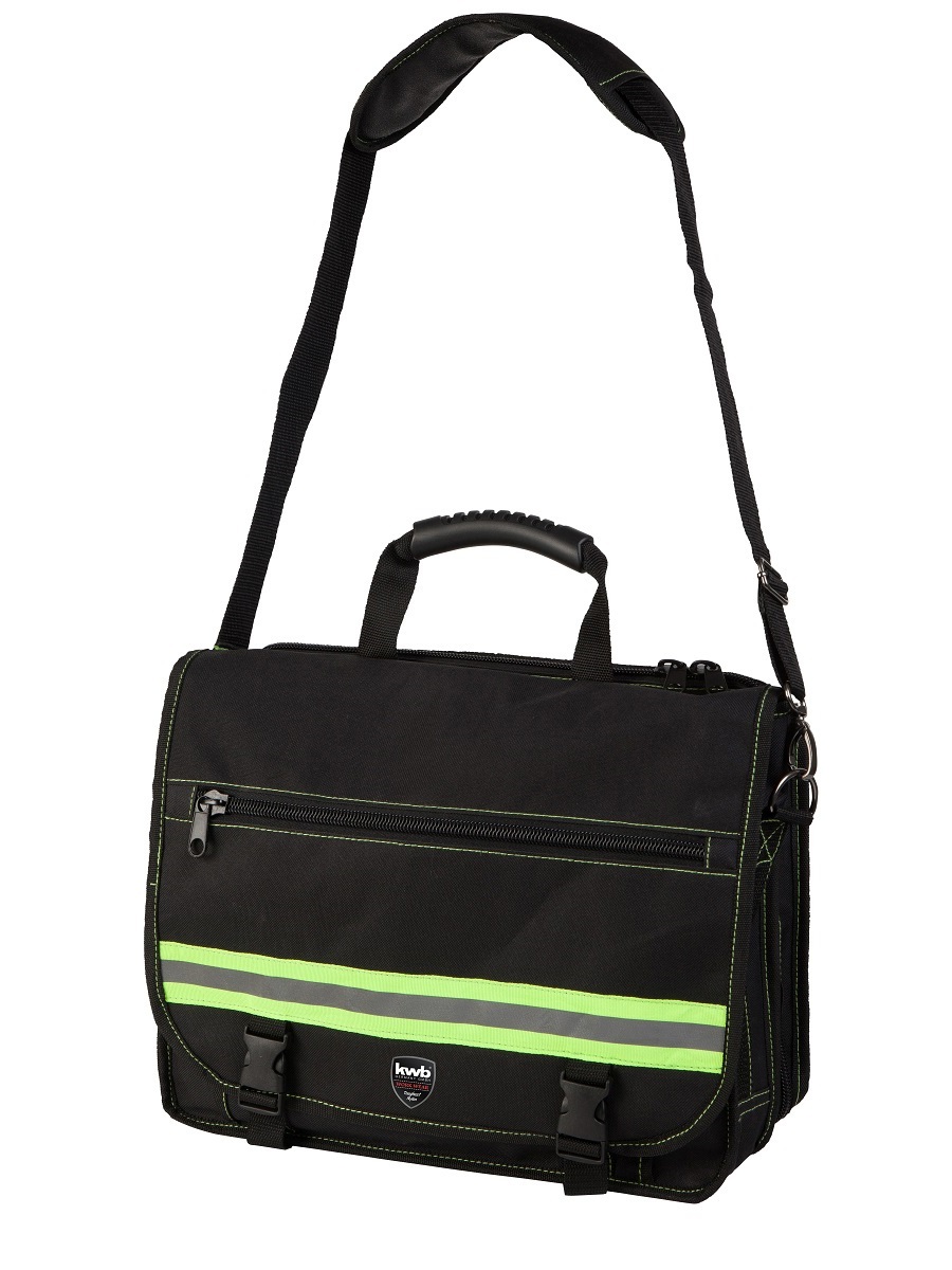 Изображение товара Сумка для инструментов и документов KWB 909320, светоотражающий нейлон цвет черный