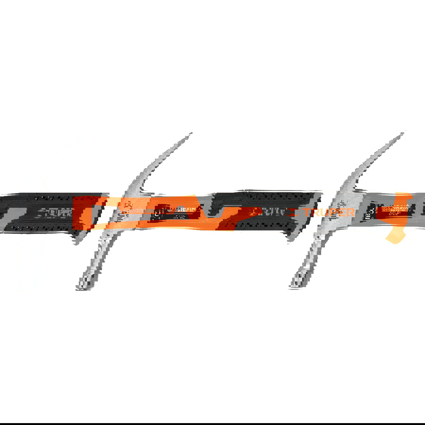 Изображение товара Молоток-гвоздодер Truper 19710 фиберглассовая рукоятка 450 г профессиональный инструмент