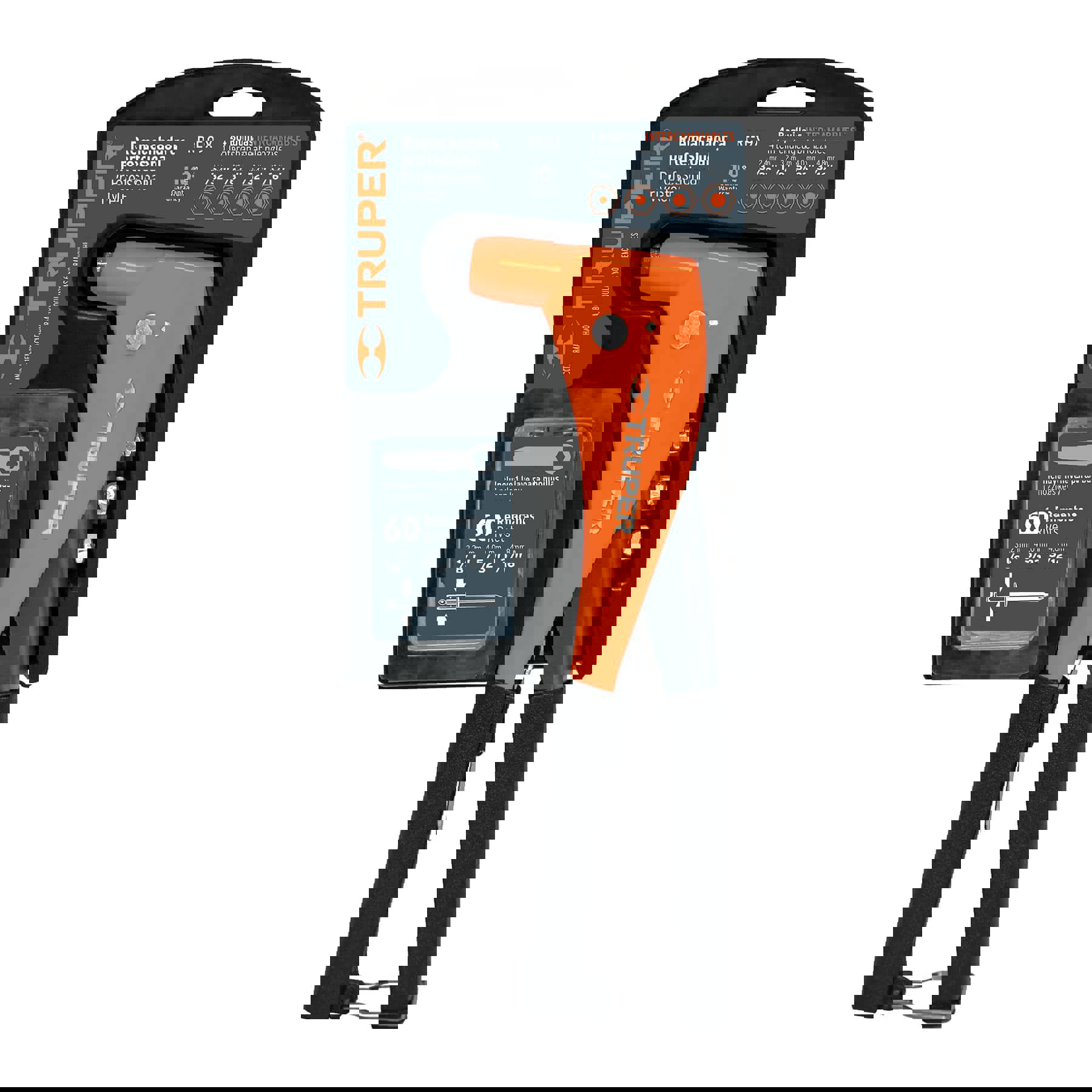 Изображение товара Заклепочник профессиональный TRUPER и 60 заклепок RE-9Х