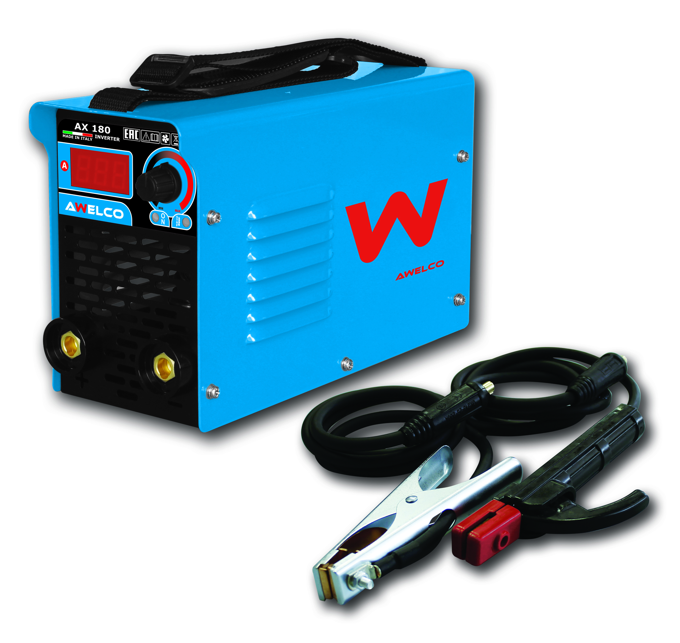 Изображение товара Сварочный аппарат инверторный Awelco AX 180 160А, 160 А, до 4 мм
