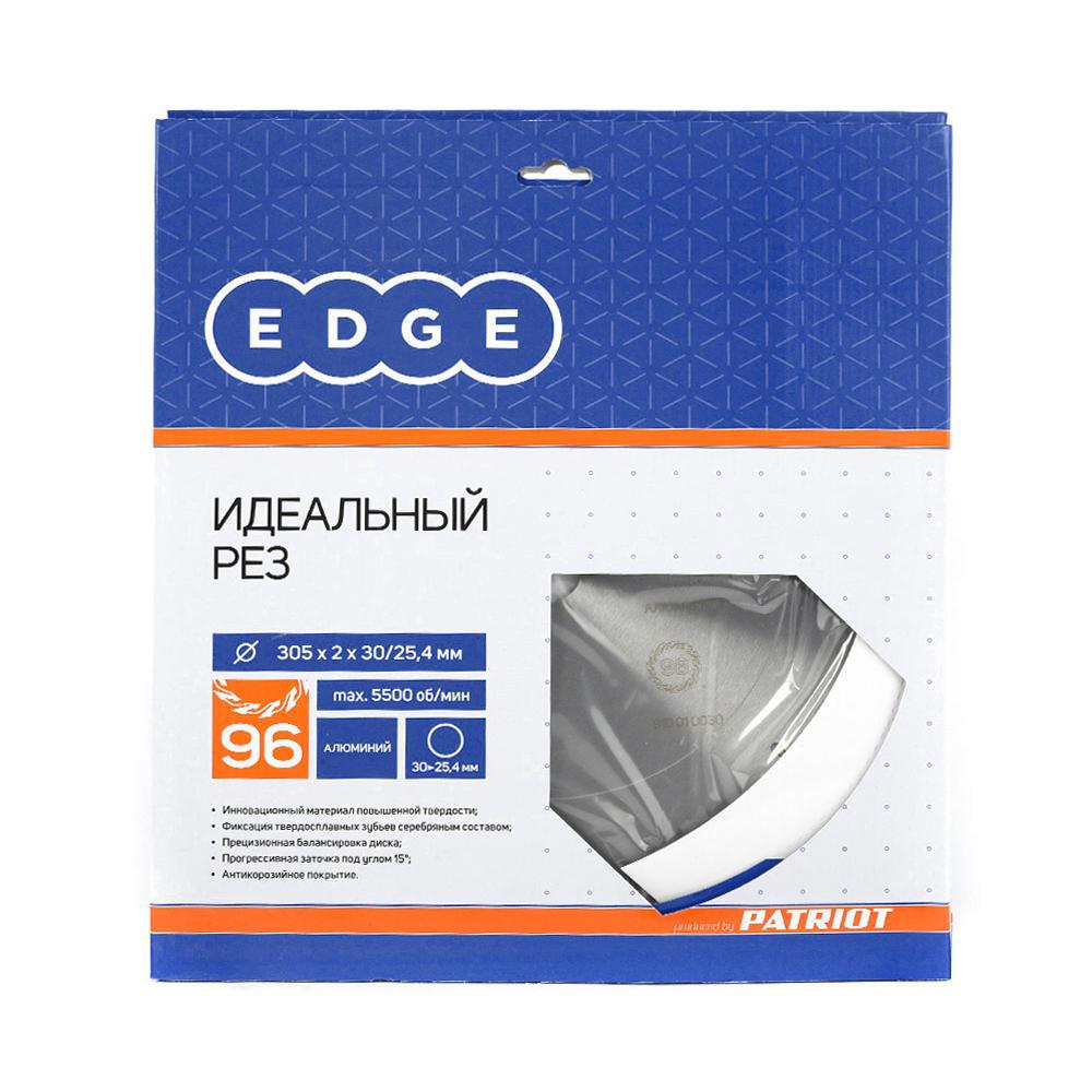 Изображение товара Диск пильный EDGE by PATRIOT по алюминию 305x96x30/25.4 Изображение товара Диск пильный EDGE by PATRIOT по алюминию 305x96x30/25.4