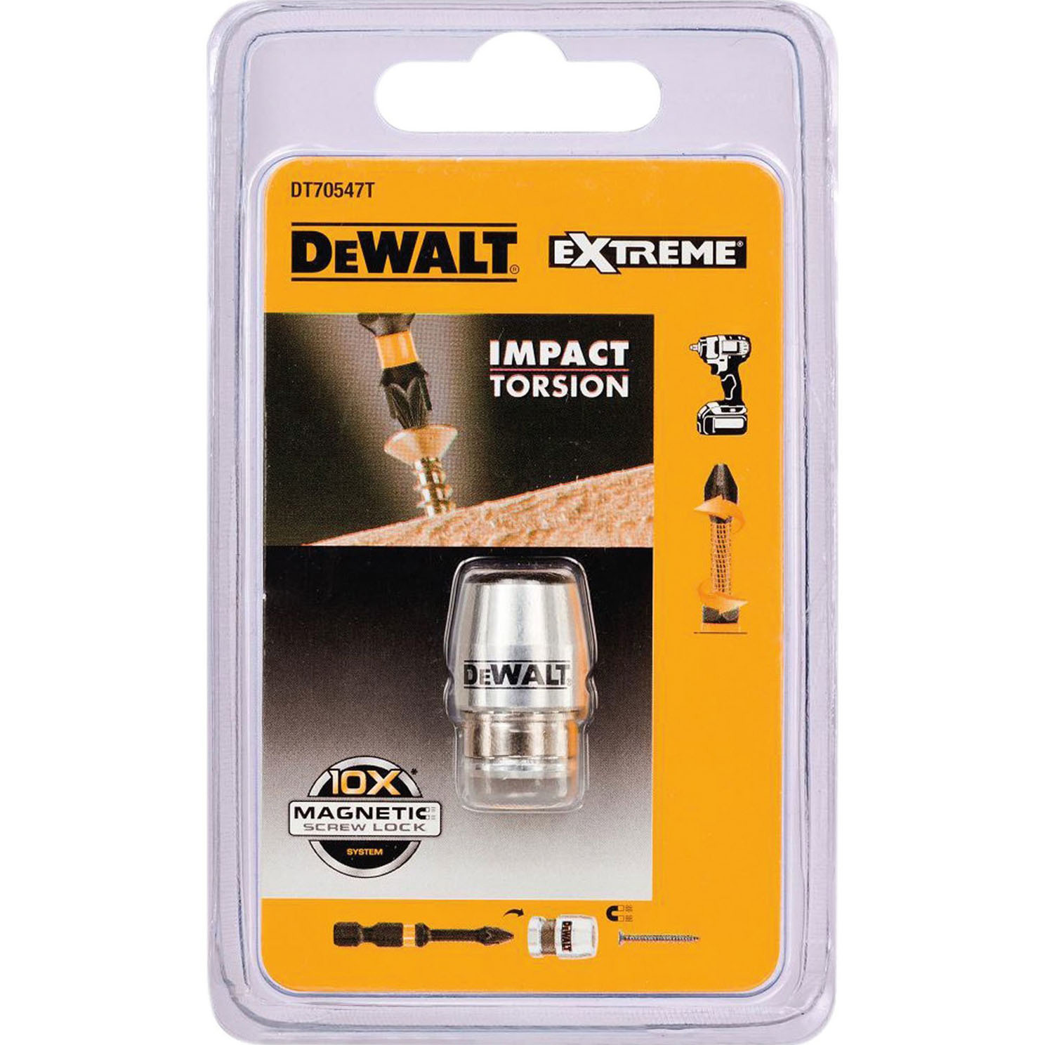 Изображение товара Держатель бит DeWalt Impact DT70547T-QZ магнитный для шуруповерта