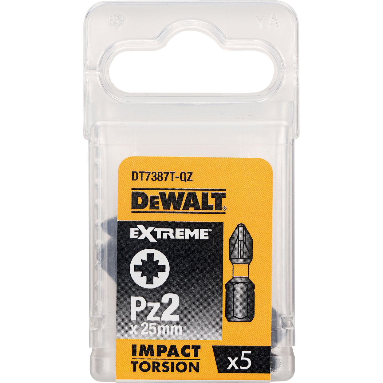 Изображение товара Бита DeWalt DT7387T-QZ PZ2 25 мм ударная Torsion 5 шт
