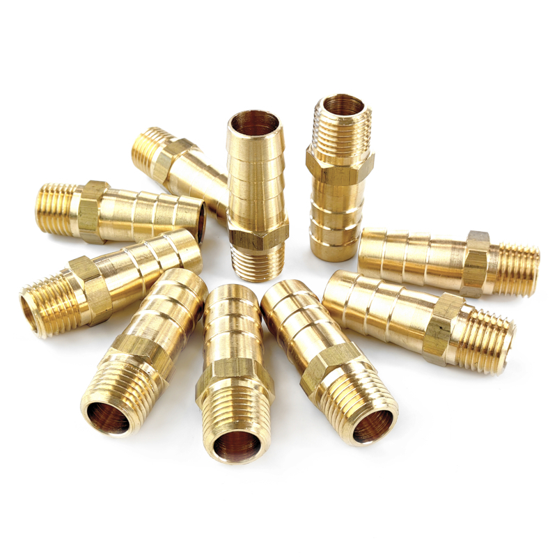 Изображение товара Штуцер Профитт 9276645 латунь пневмо 1/4 дюйма НРх12 мм 10 шт