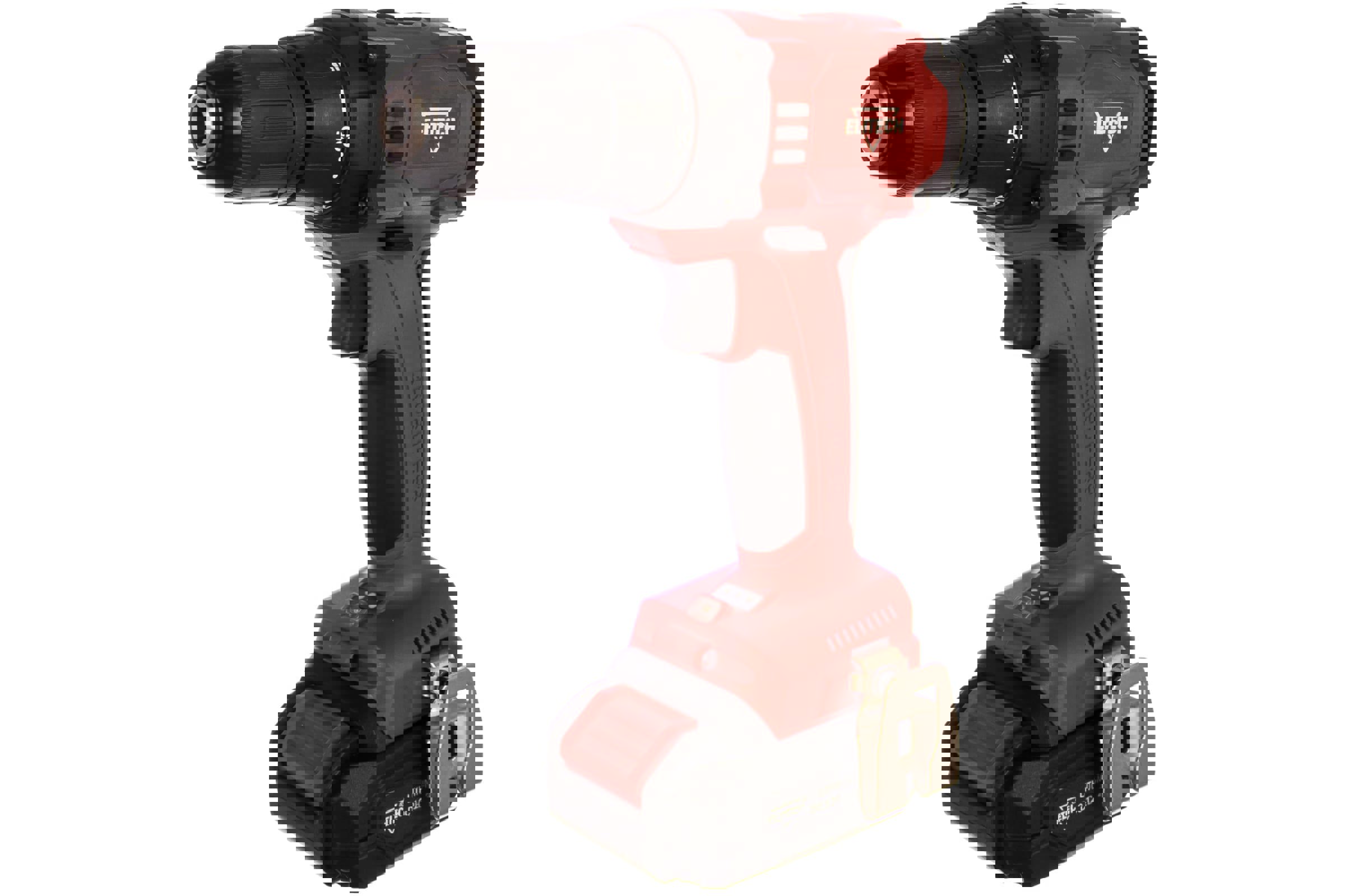 Изображение товара Аккумуляторная дрель-шуруповерт Elitech ДА 12БЛ2 с двумя аккумуляторами