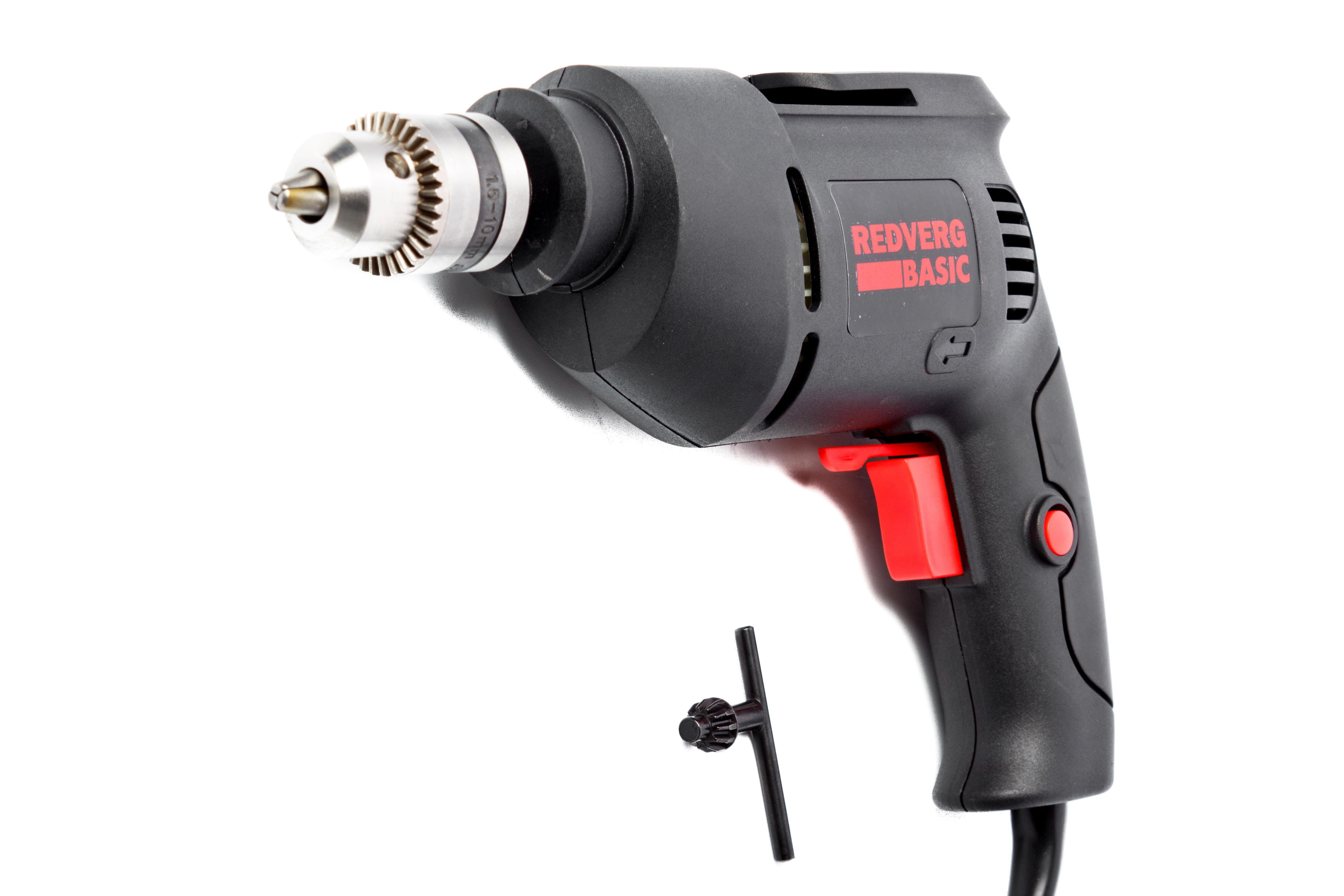Изображение товара Дрель RedVerg Basic D500 500 Вт с ключовым патроном для дома
