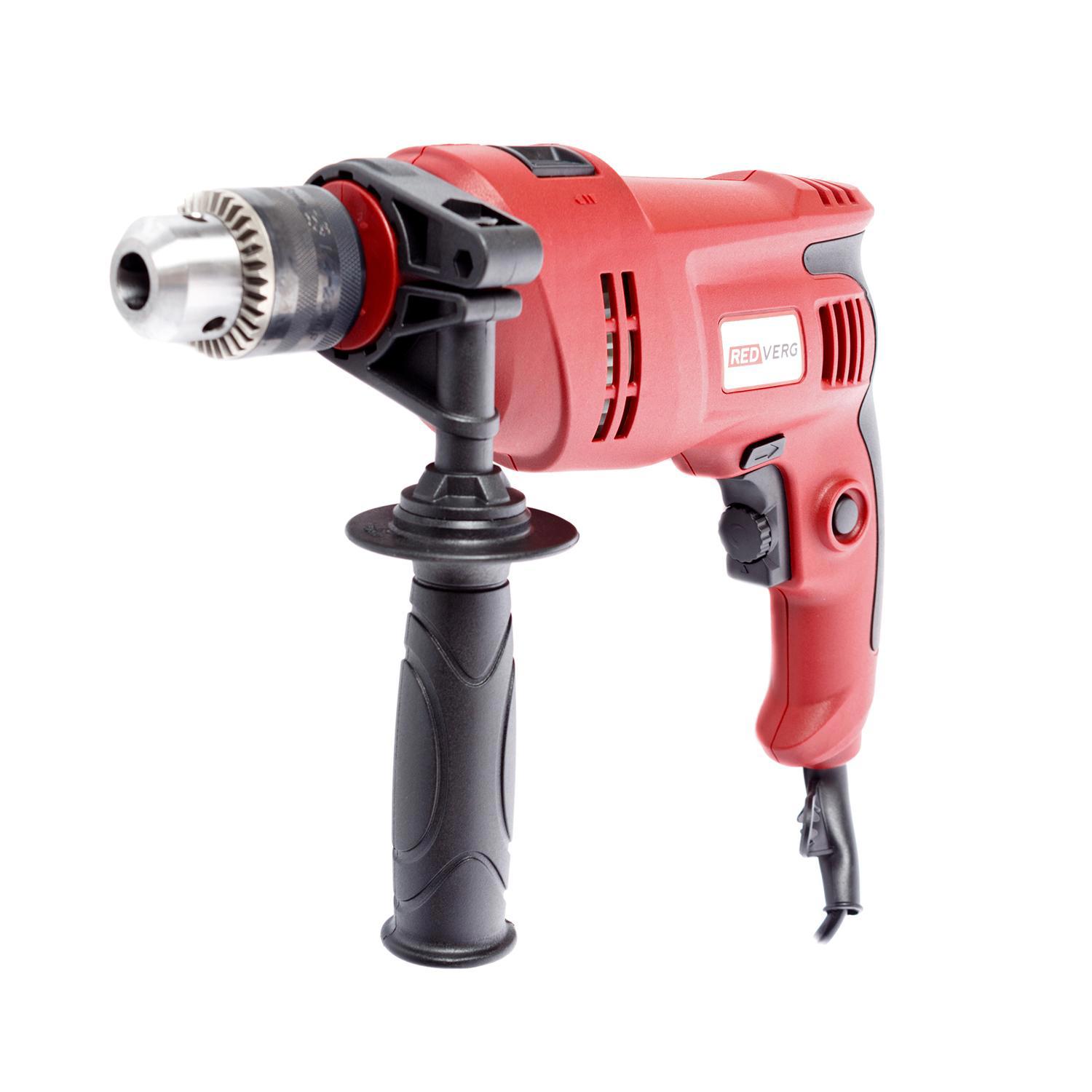 Изображение товара Дрель сетевая ударная RedVerg RD-ID850, 850 Вт для домашней мастерской