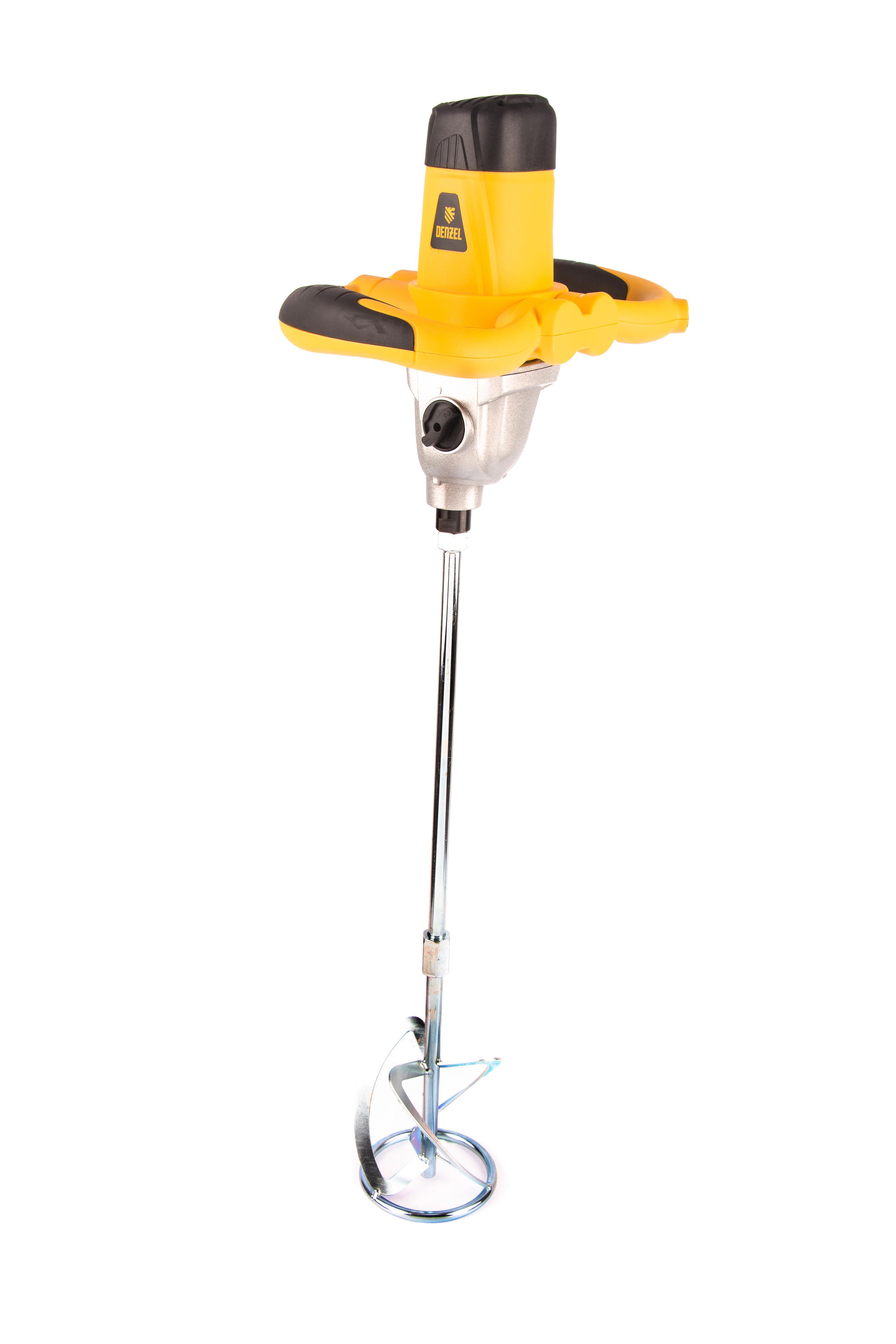 Изображение товара Миксер строительный Denzel EM-2-1600 мощностью 1600 Вт