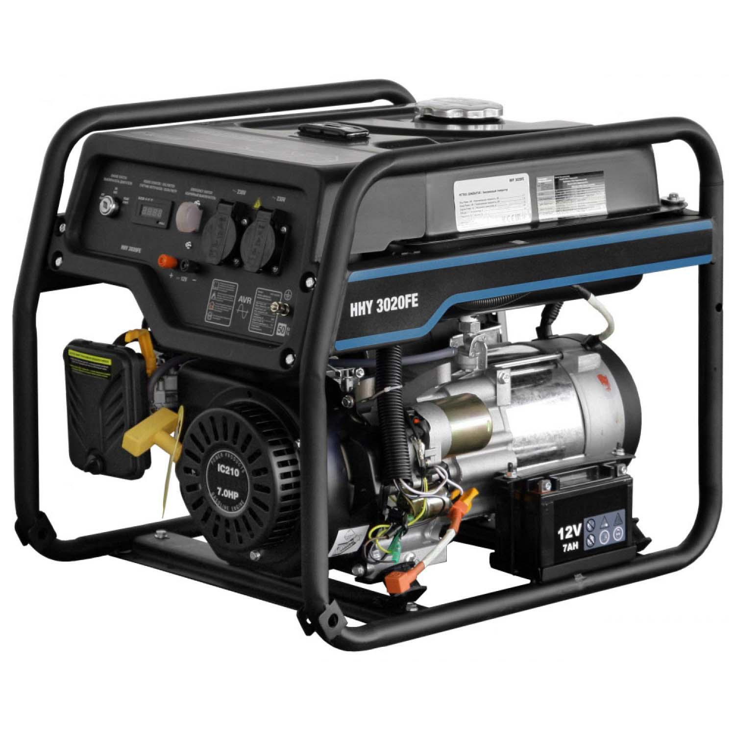 Изображение товара Бензиновый генератор Hyundai HHY 3020FE 3.1 кВт