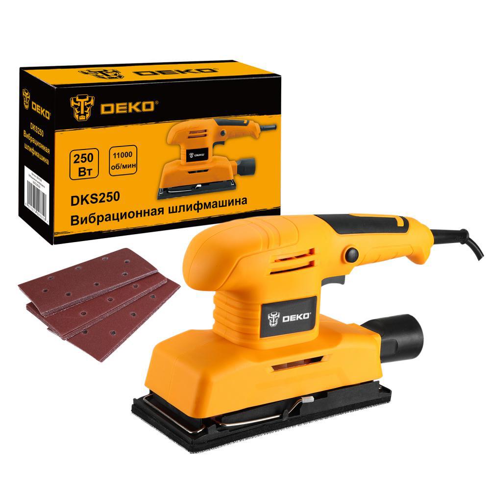 Изображение товара Вибрационная шлифмашина Deko DKS250 063-4199. 250 Вт