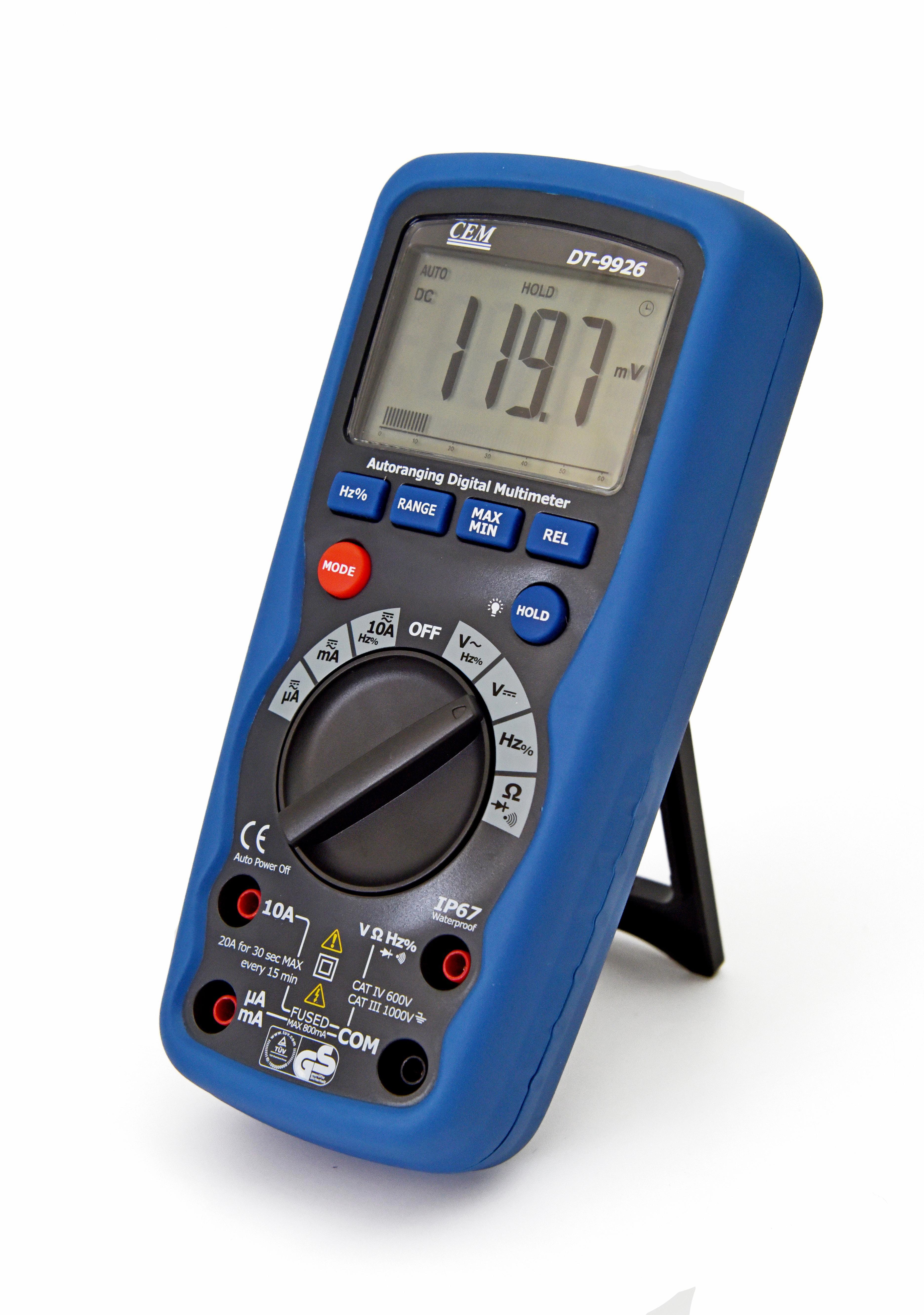 Изображение товара Мультиметр цифровой Cem DT-9926 Изображение товара Мультиметр цифровой Cem DT-9926