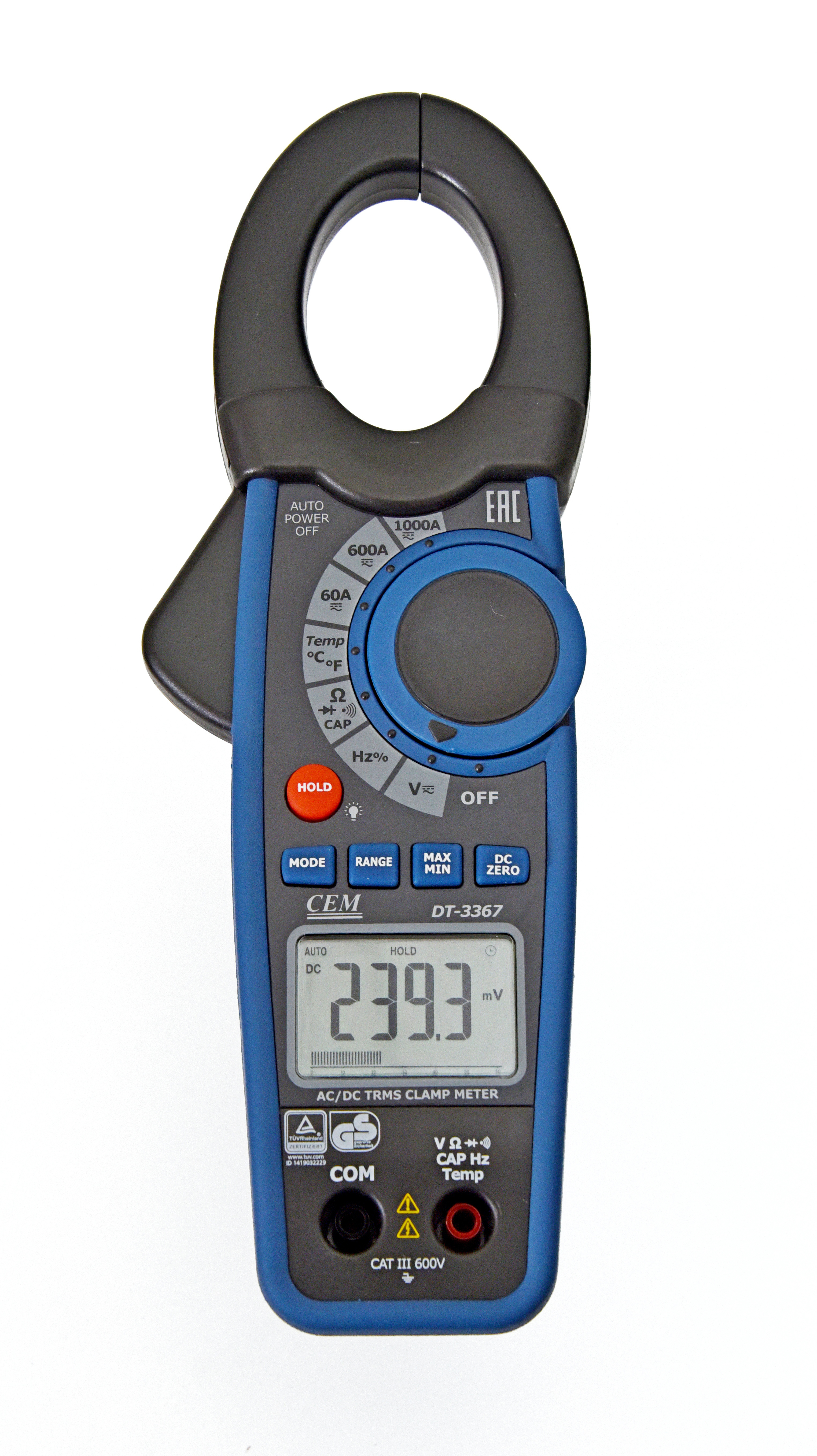 Изображение товара Клещи электроизмерительные Сем DT-3367
