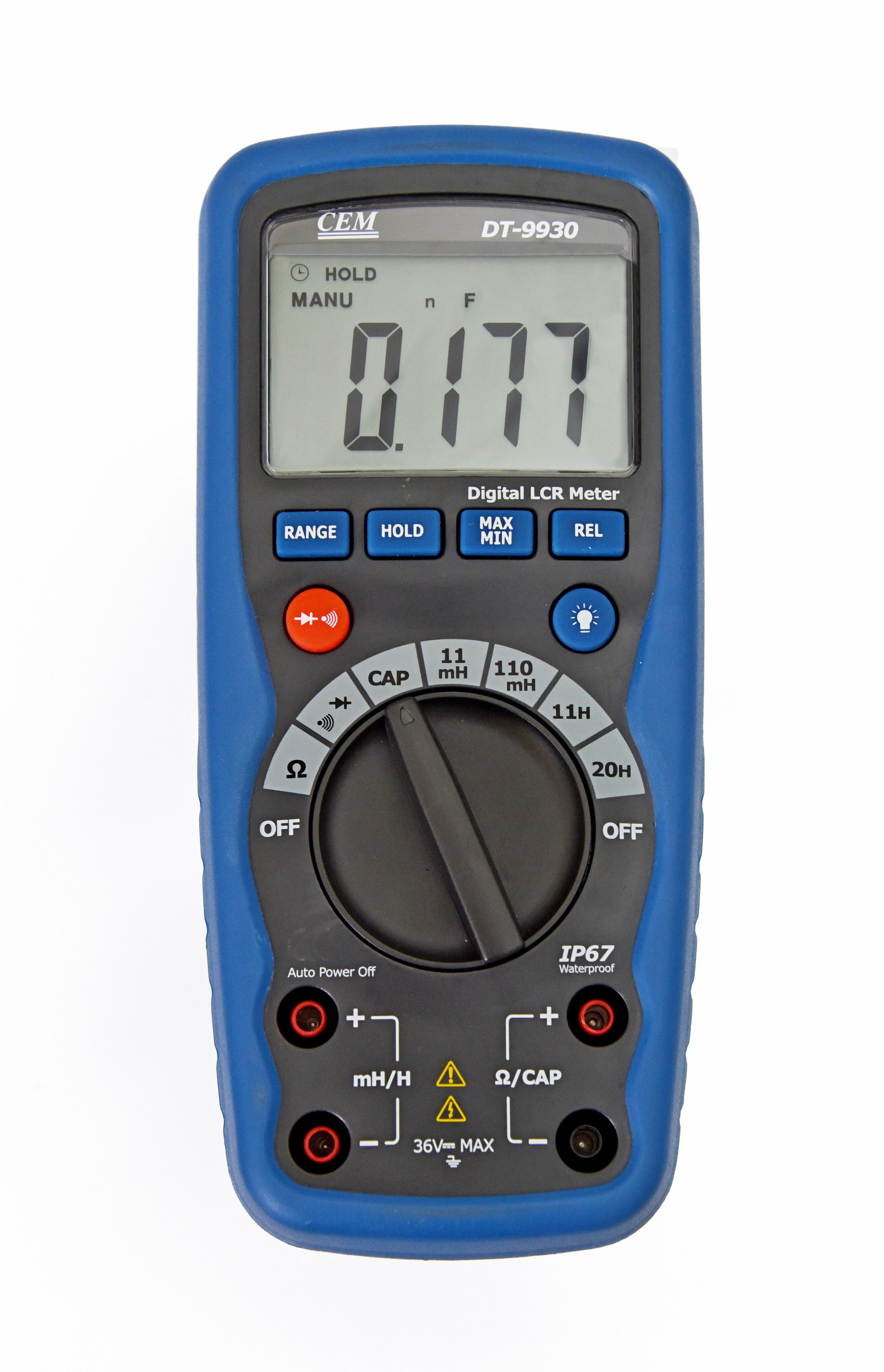 Изображение товара Профессиональный мультиметр Cem DT-9930 с автоматическим диапазоном и защитой IP 67