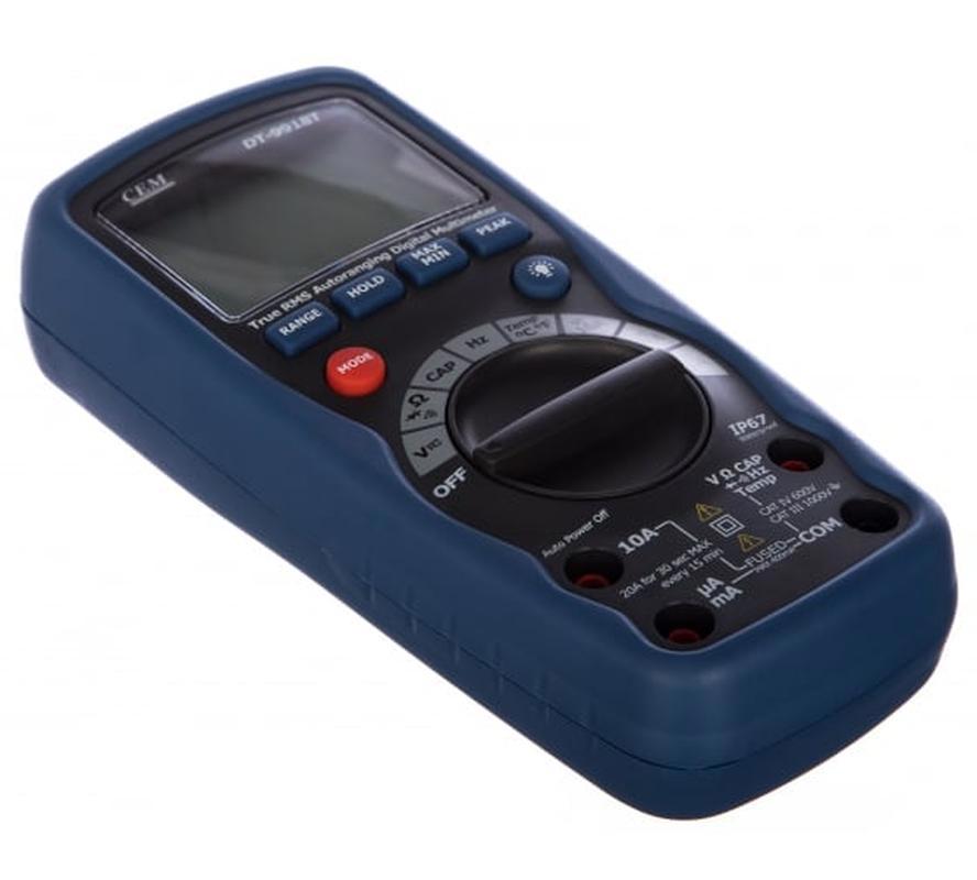 Изображение товара Мультиметр цифровой CEM DT-9918T с True RMS и защитой IP 67 6000 6000