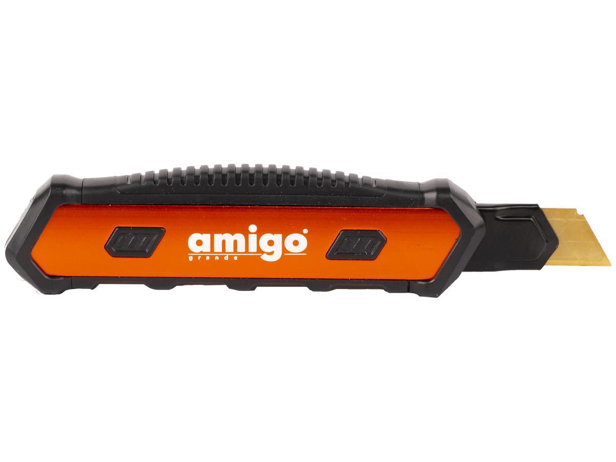 Изображение товара Нож строительный Amigo 77552, 18 мм