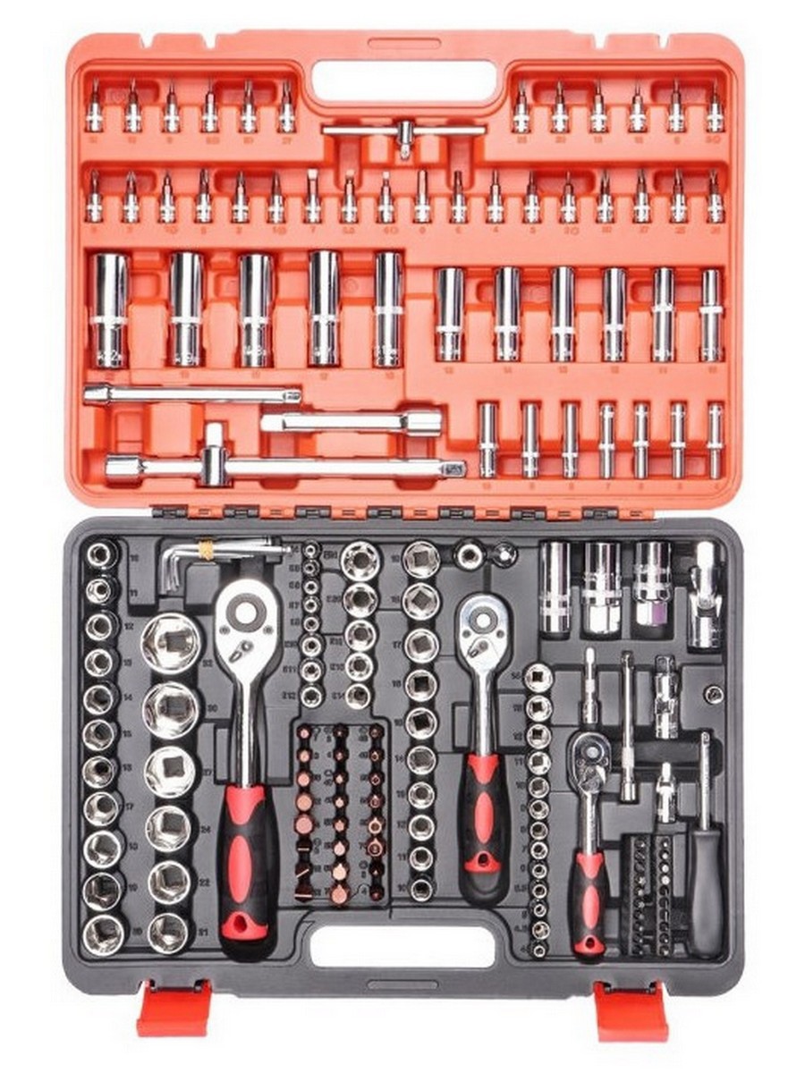 Изображение товара Набор инструментов для автомобиля и дома Goodking K-10172, 172 предмета
