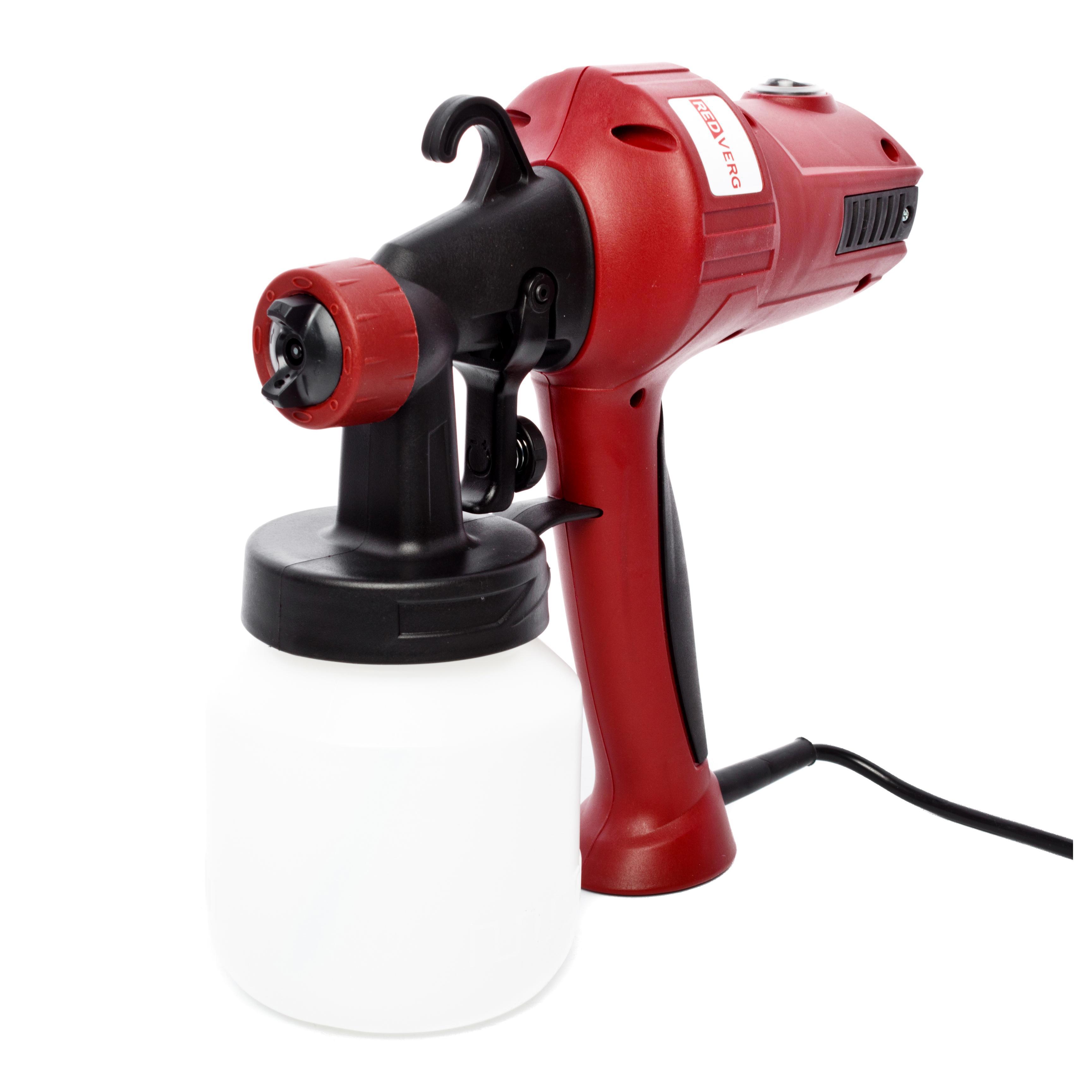 Изображение товара Краскопульт сетевой Redverg RD-PS400 400 Вт, 0.38 л/мин для покраски