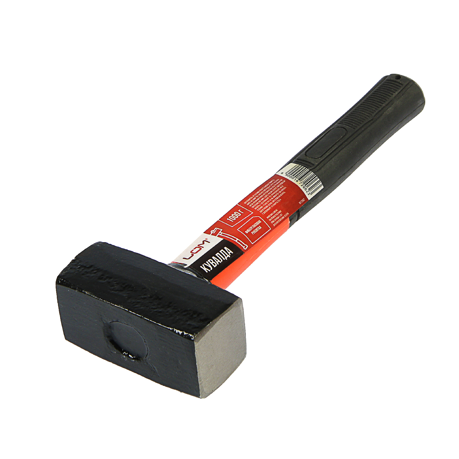 Изображение товара Кувалда ЛОМ с фиберглассовой рукояткой 1000 г для тяжелых работ