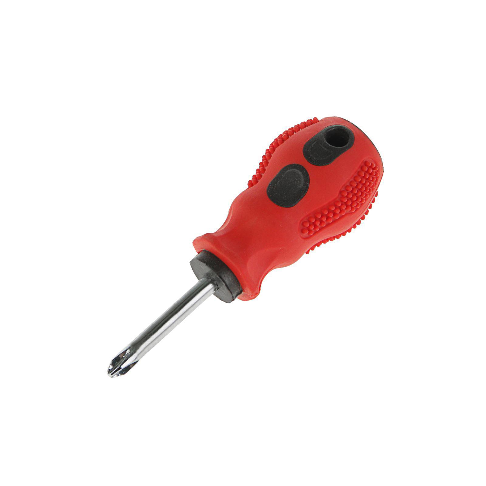 Изображение товара Отвертка крестовая Лом 1858794, двухкомпонентная рукоятка, PH2 x 38 мм