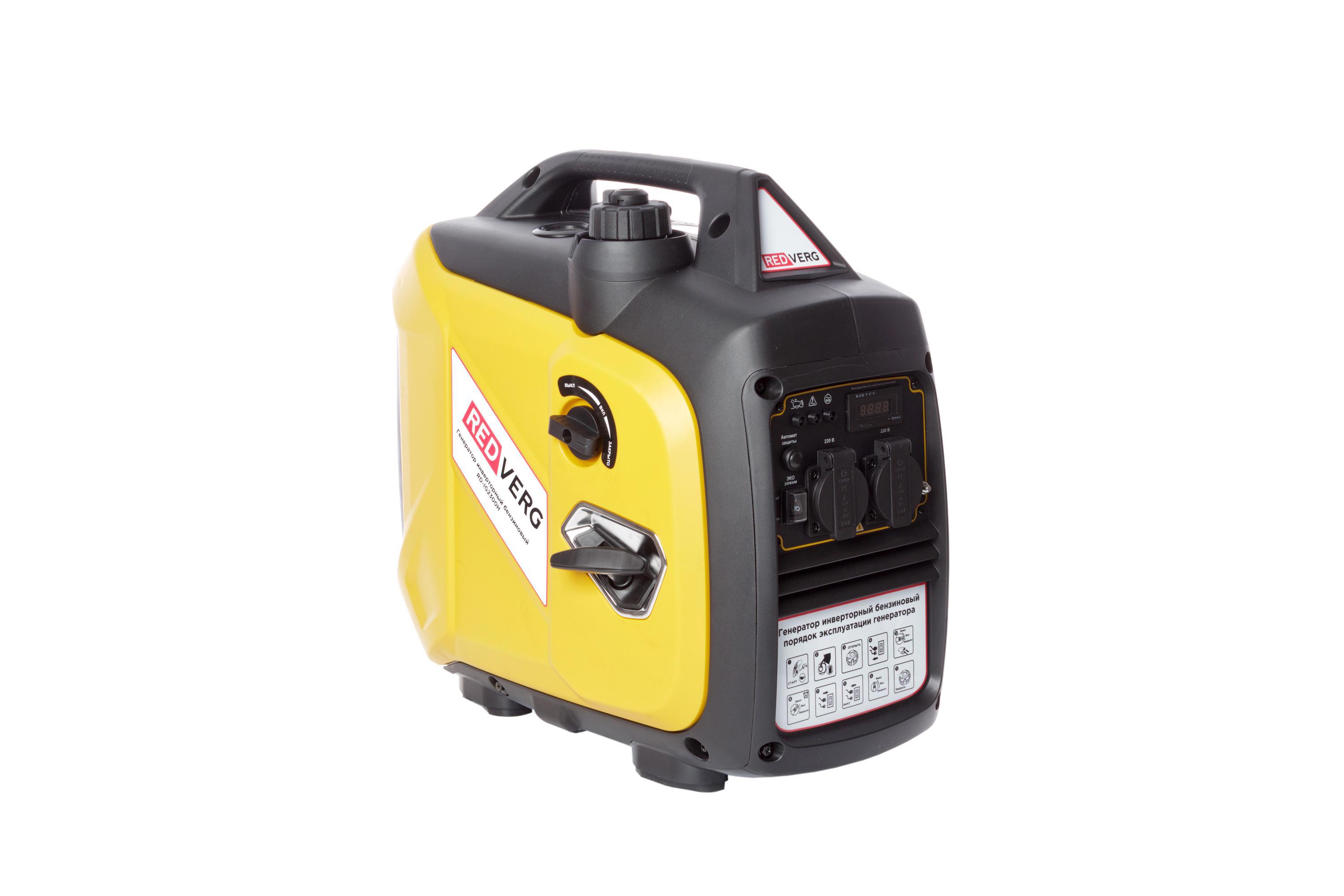 Изображение товара Генератор бензиновый Redverg RD-IG2300H, 2.3 кВт