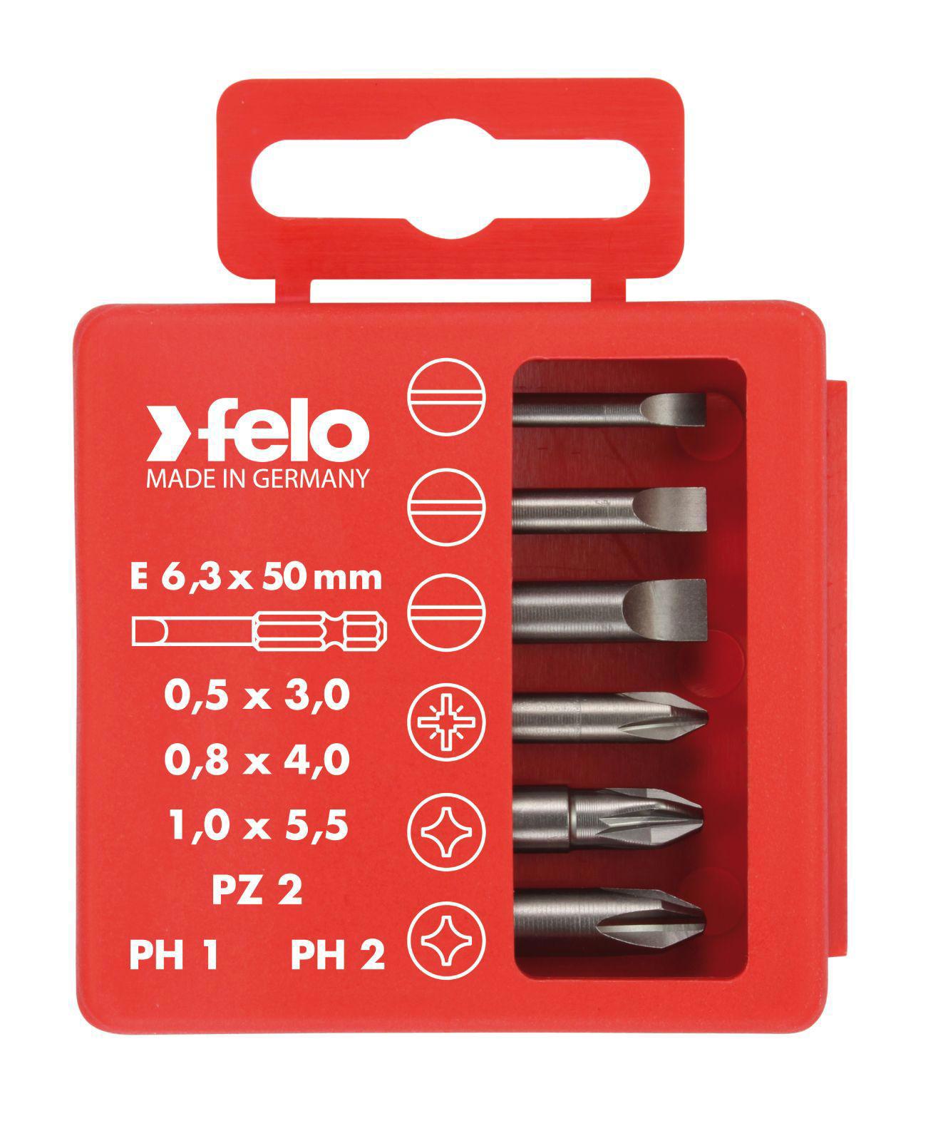 Изображение товара Набор бит Felo 03092516, 6 шт