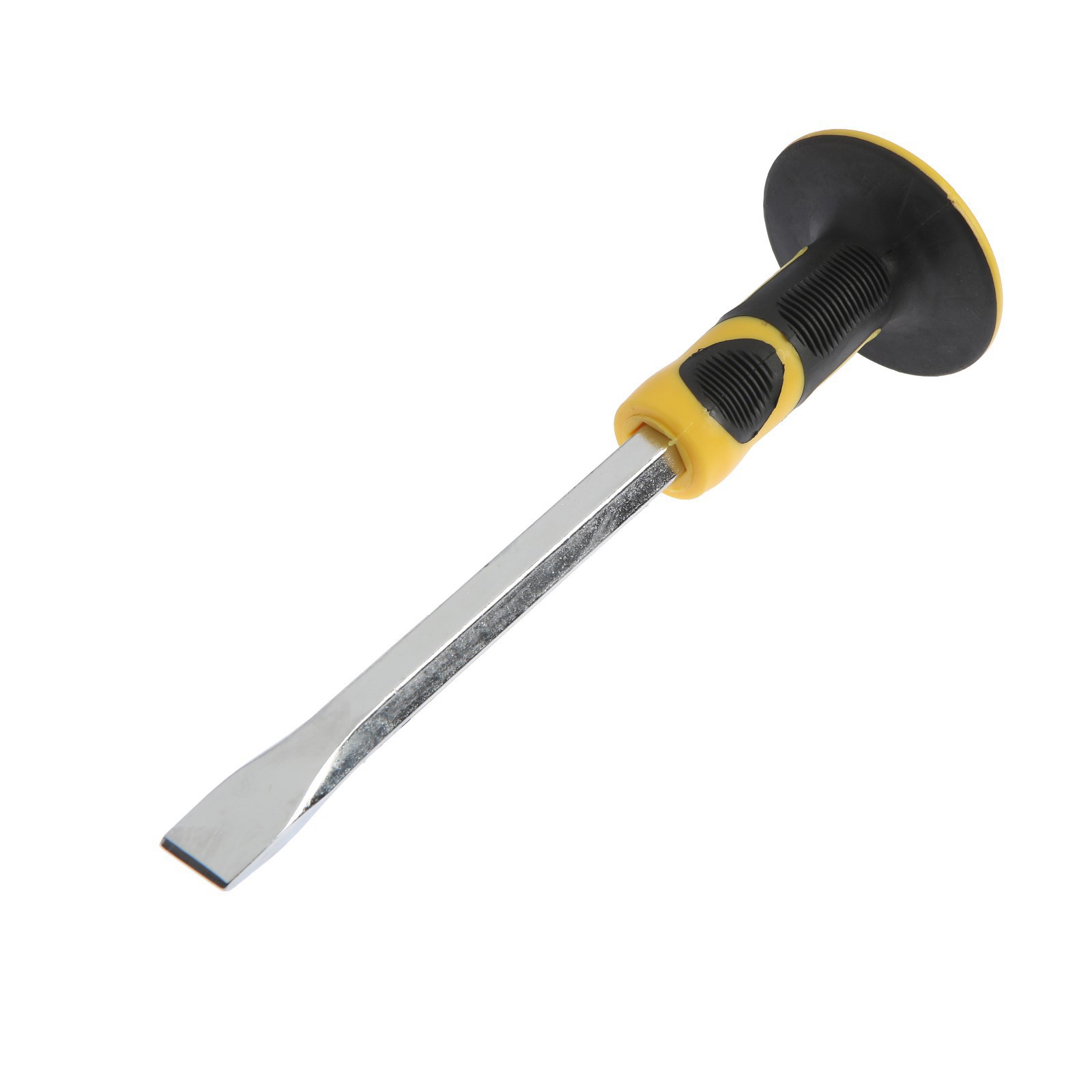 Изображение товара Зубило плоское Тундра 4774504 сталь 45 хромированное 300x25 мм рукоятка