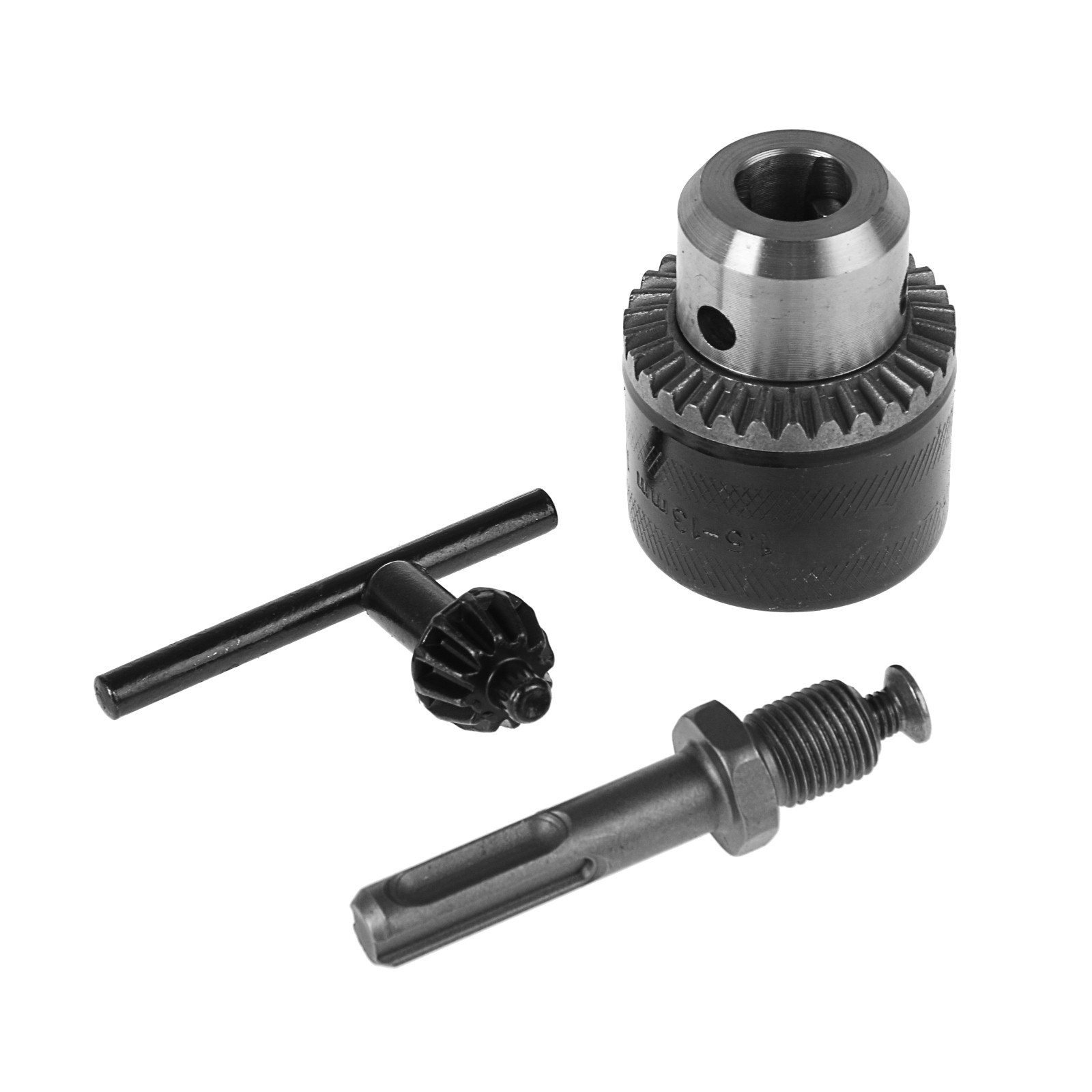 Изображение товара Патрон для дрели Тундра 2393888, с переходником SDS-plus, 1/2" 1.5 - 13 мм