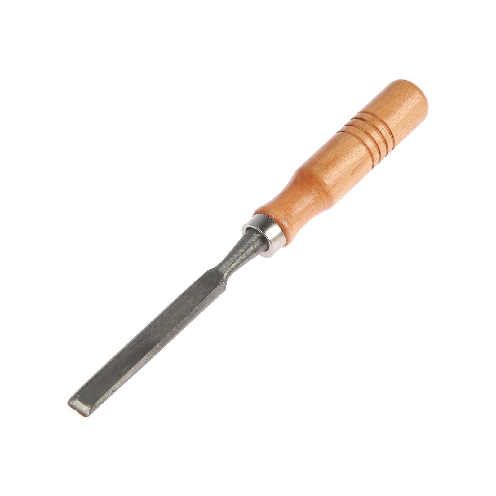 Изображение товара Стамеска Лом 5224304, деревянная рукоятка, 12 мм