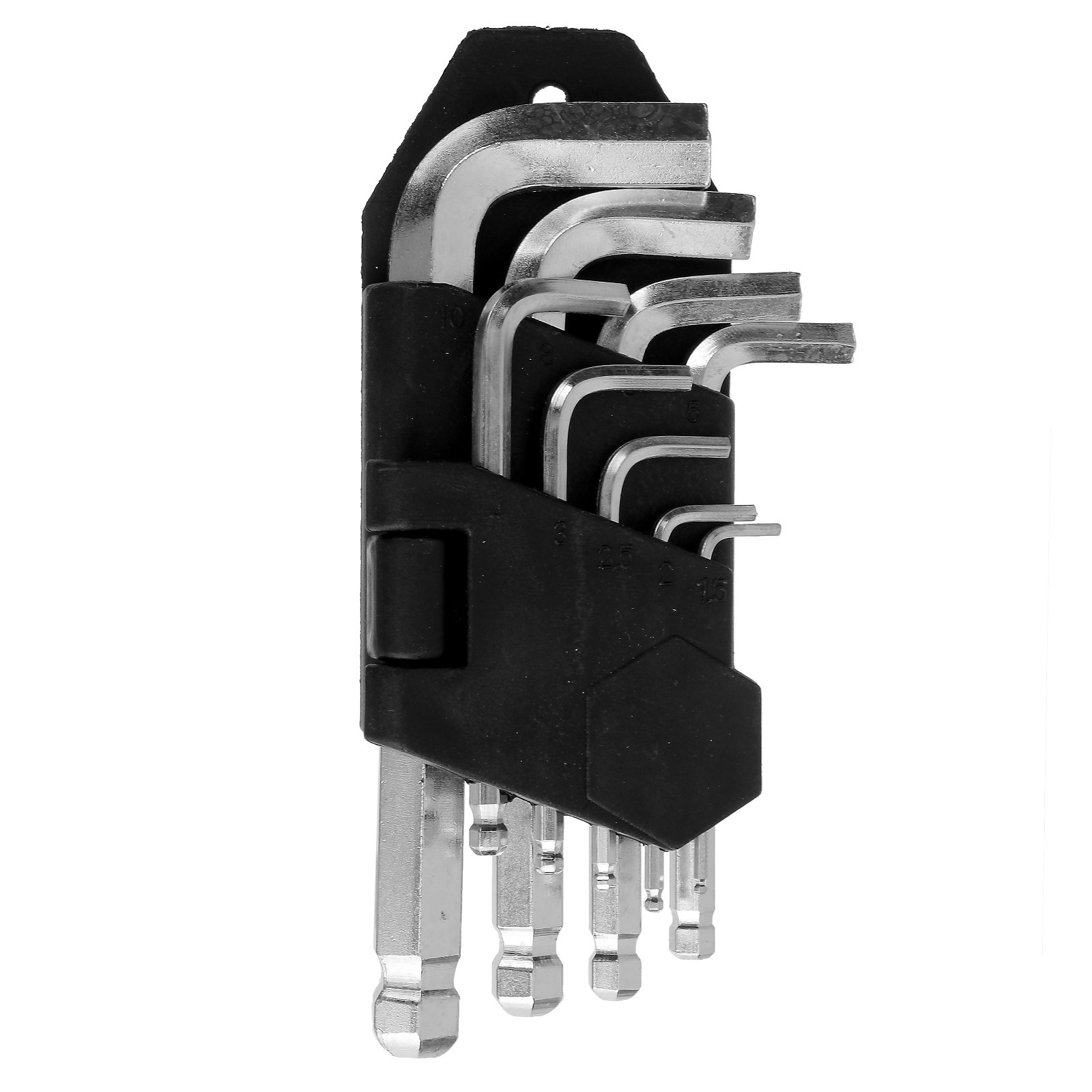 Изображение товара Набор шестигранных ключей Лом 2354388 1.5-10 мм 9 шт