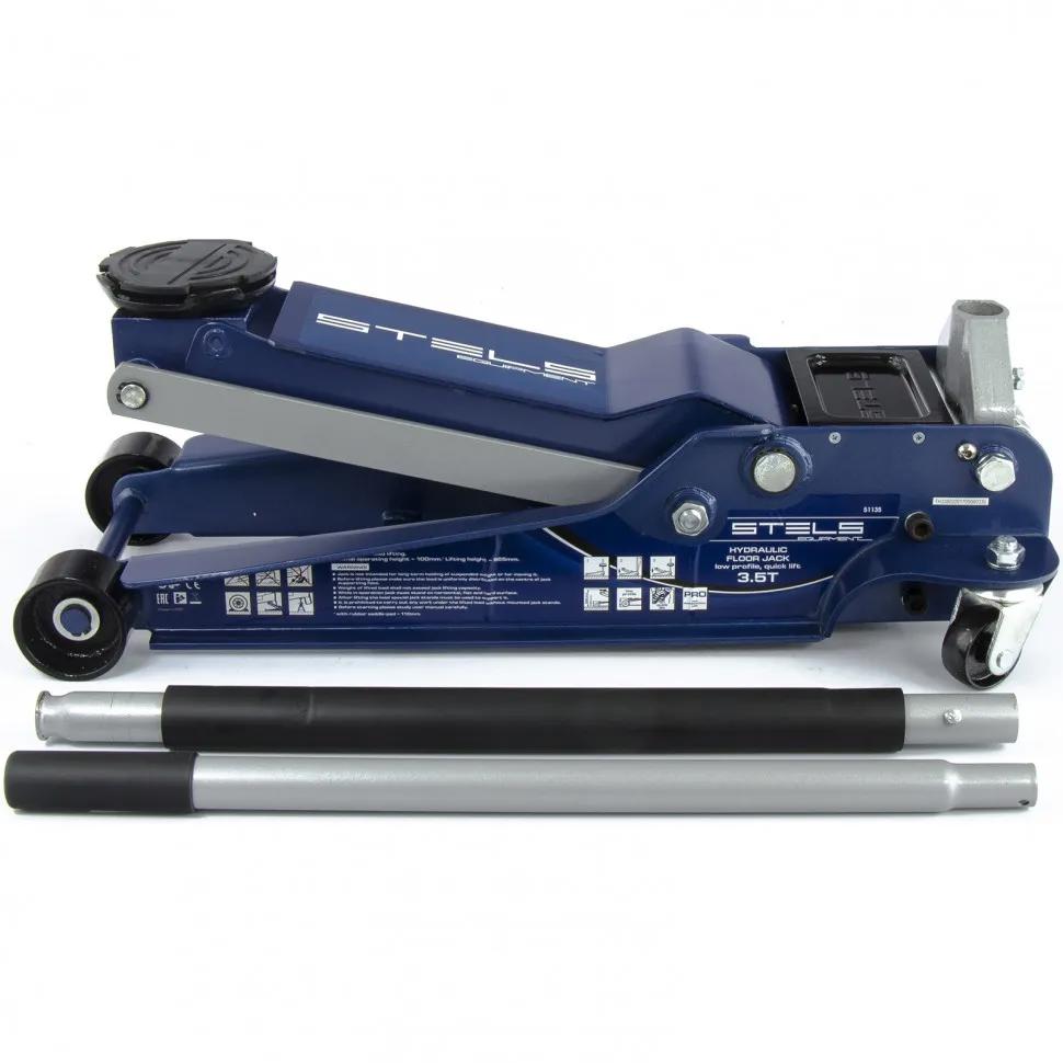 Изображение товара Домкрат подкатной гидравлический Stels 51135 до 3.50 т, 100-565 мм