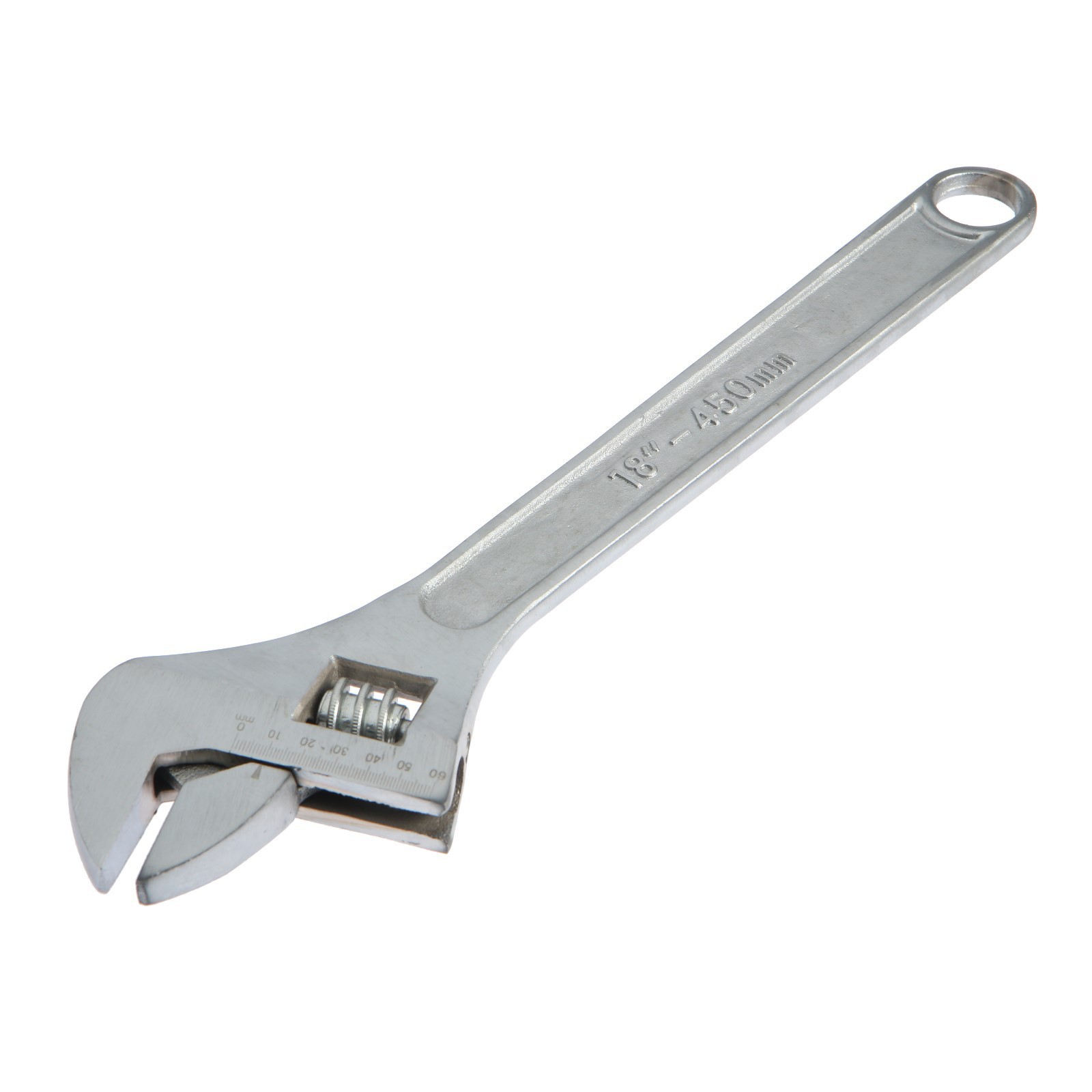 Изображение товара Ключ разводной Тундра 881770 захват 45 мм длина 450 мм сталь хромированный