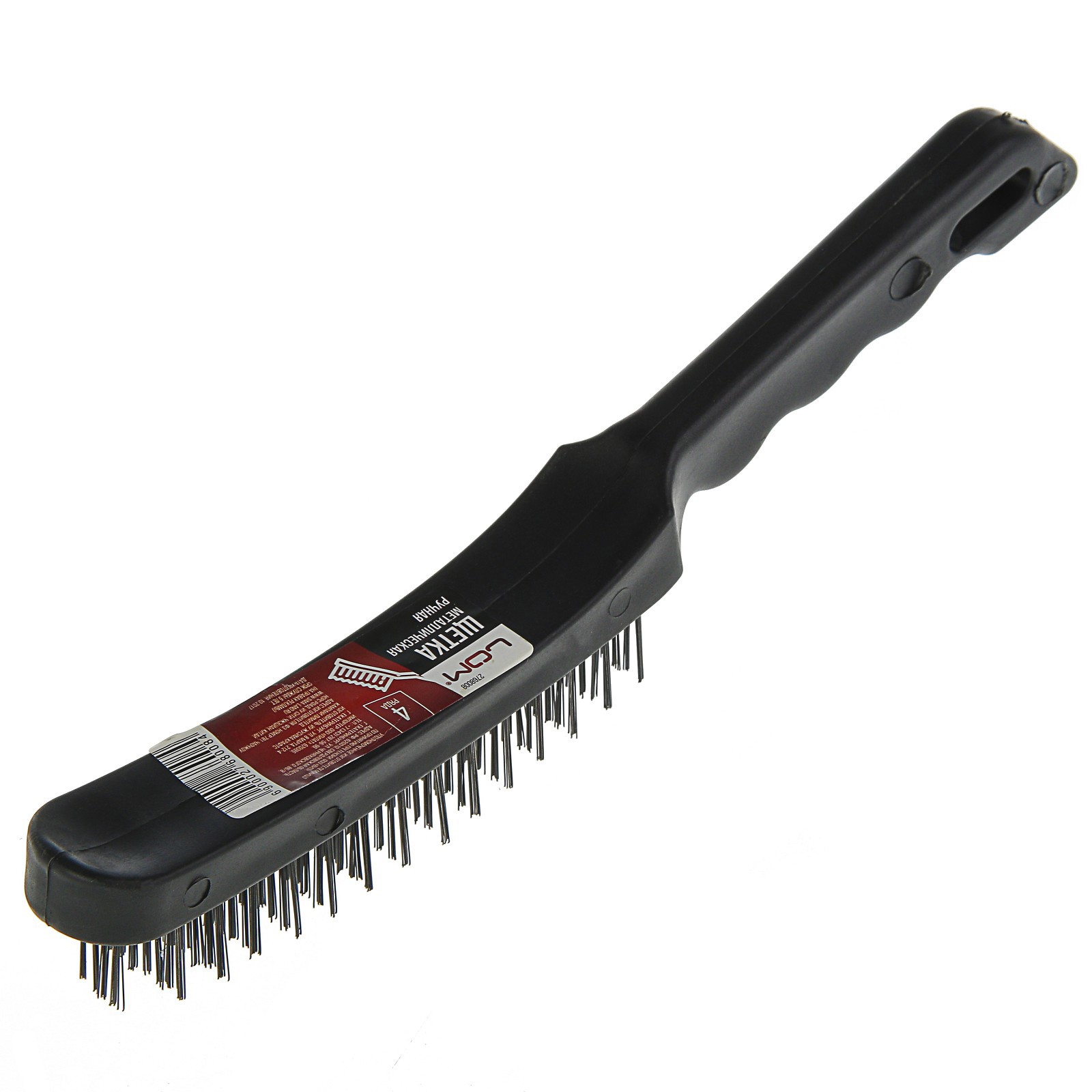 Изображение товара Щетка ручная по металлу Лом 2768008, 4-рядная 270 мм